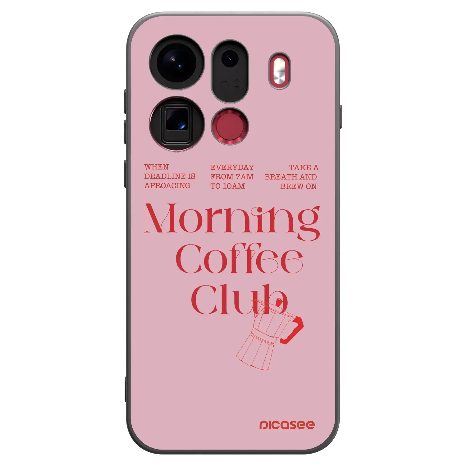 Silikonový černý obal pro OPPO Find X9 Pro - Morning