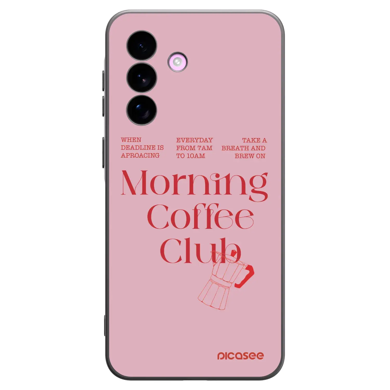 Silikonový černý obal pro Samsung Galaxy A57 5G - Morning