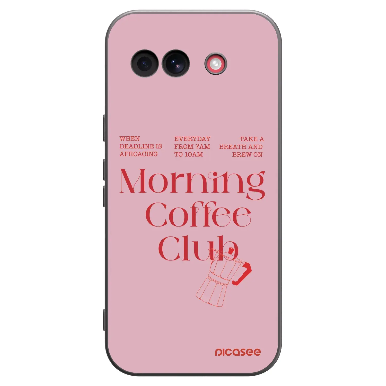 Silikonový černý obal pro Google Pixel 10a - Morning
