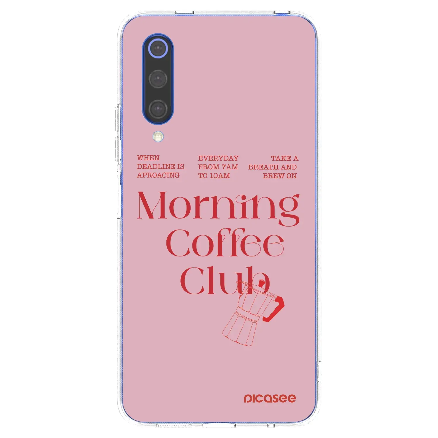 Silikonový průhledný obal pro Xiaomi Mi 9 SE - Morning