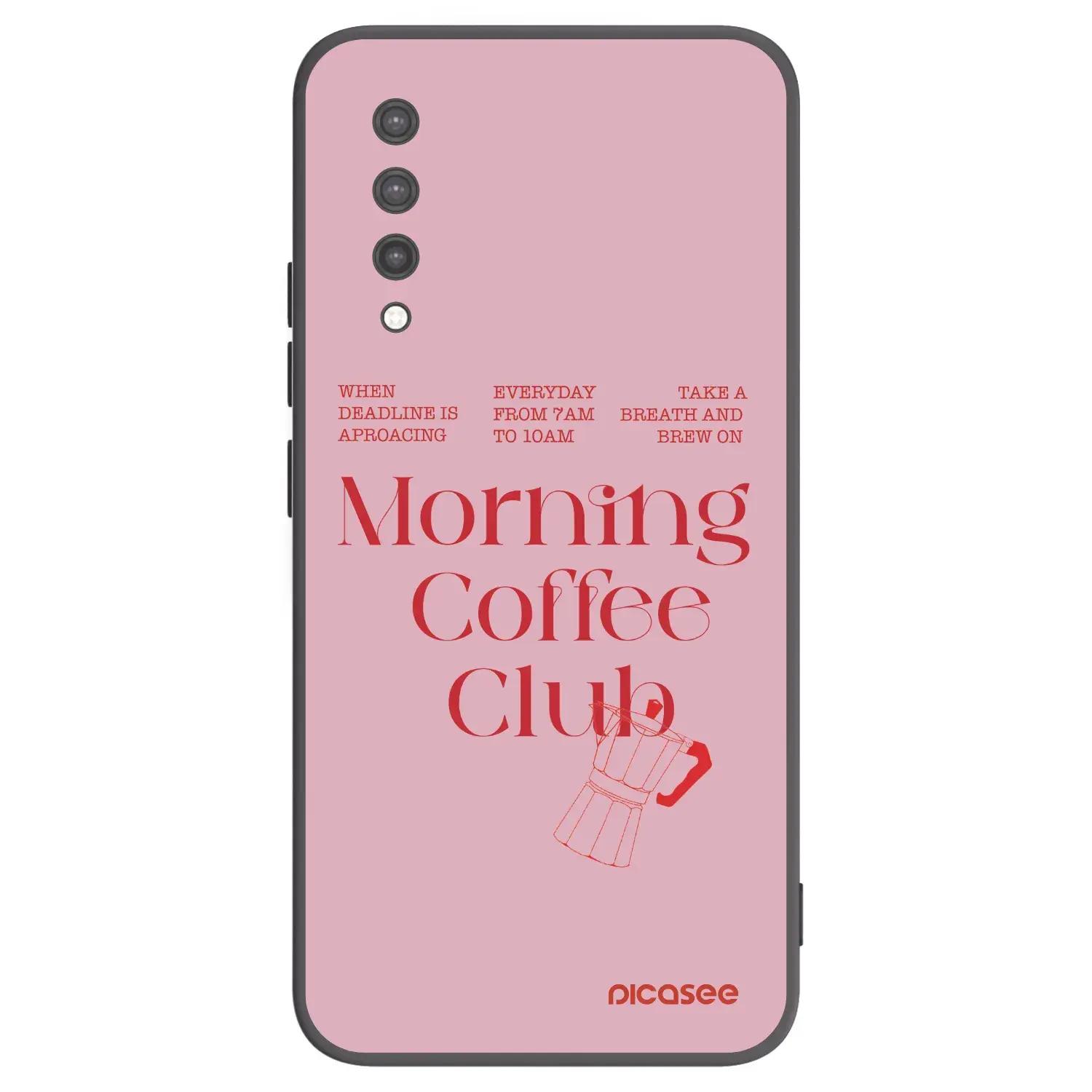 Silikonový černý obal pro Xiaomi Mi 9 Lite - Morning