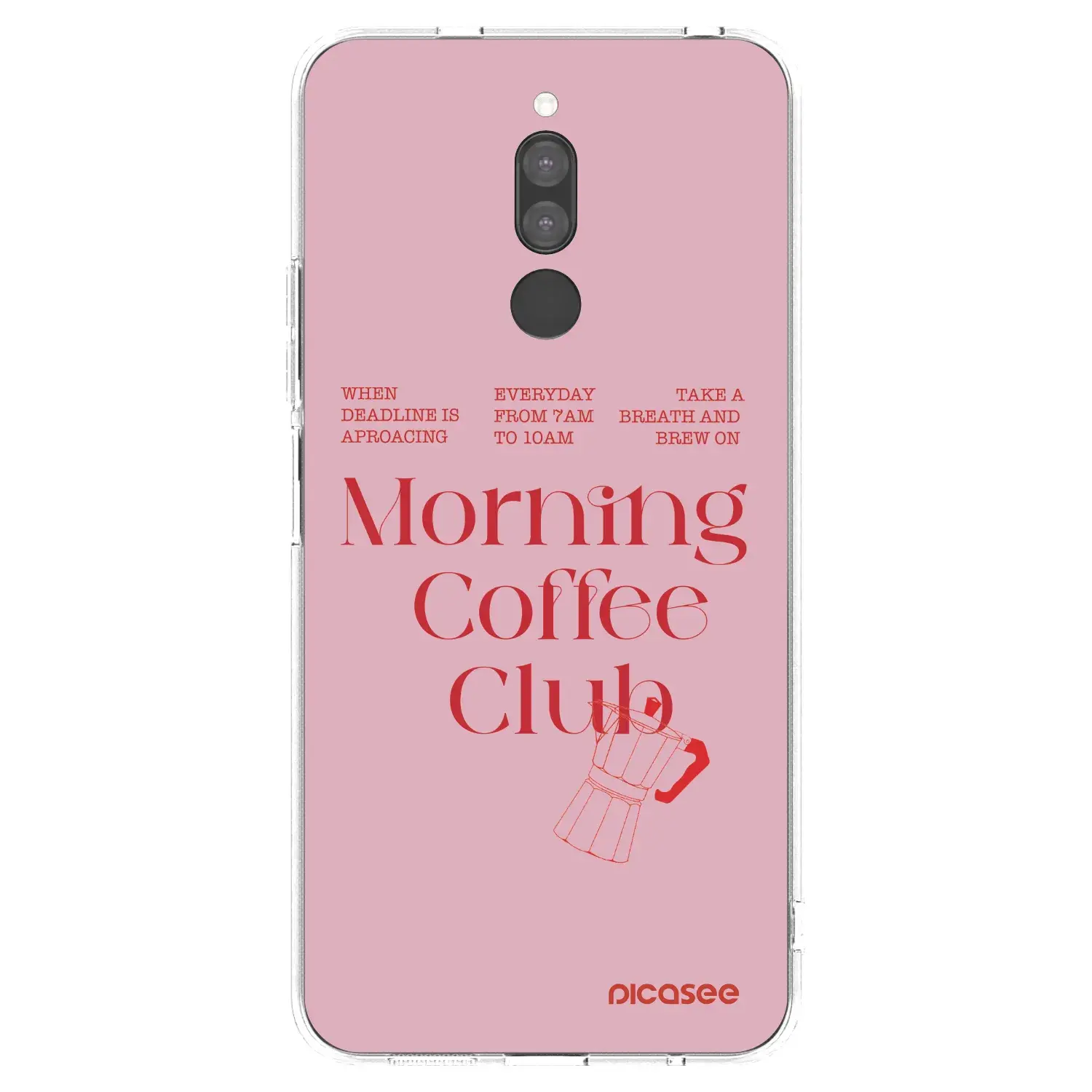 Silikonový průhledný obal pro Xiaomi Redmi 8 - Morning