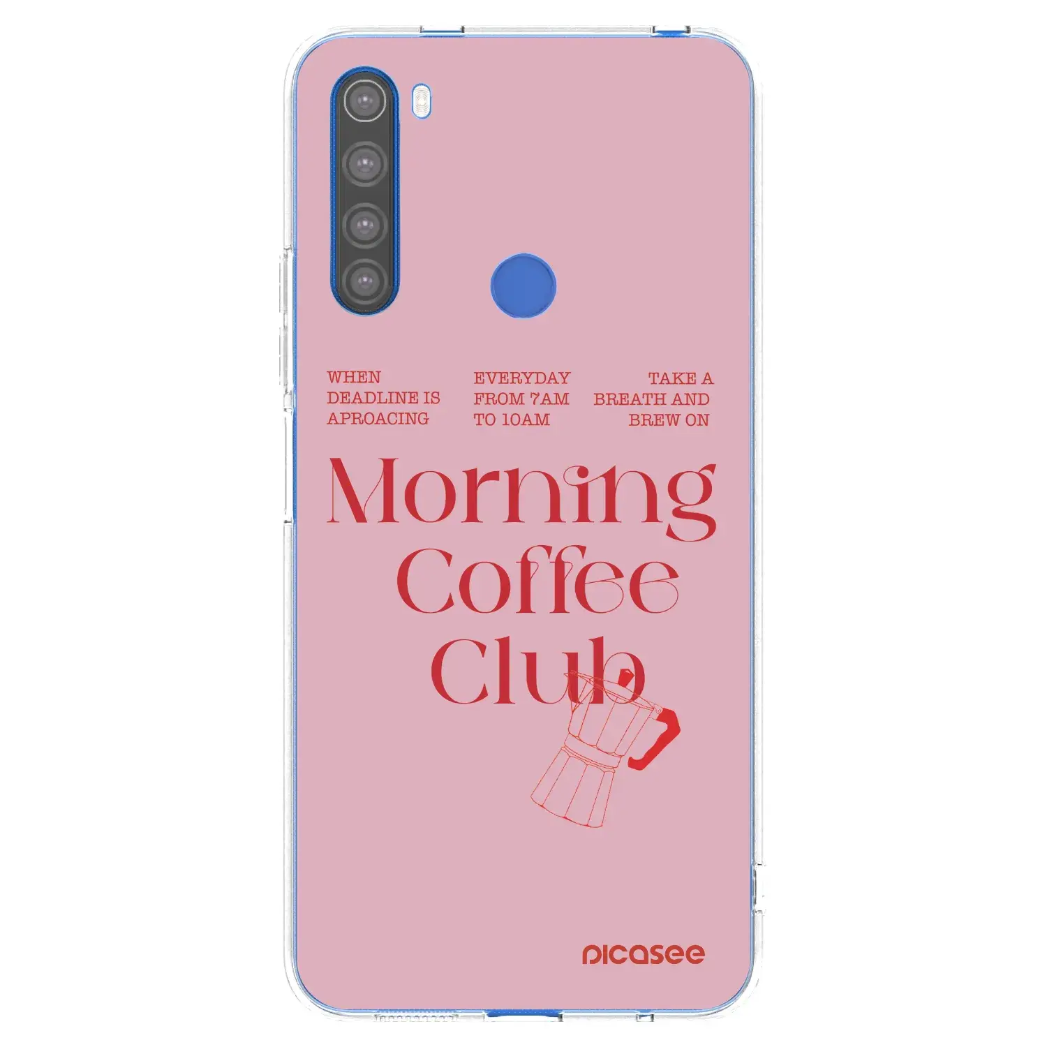 Silikonový průhledný obal pro Xiaomi Redmi Note 8T - Morning
