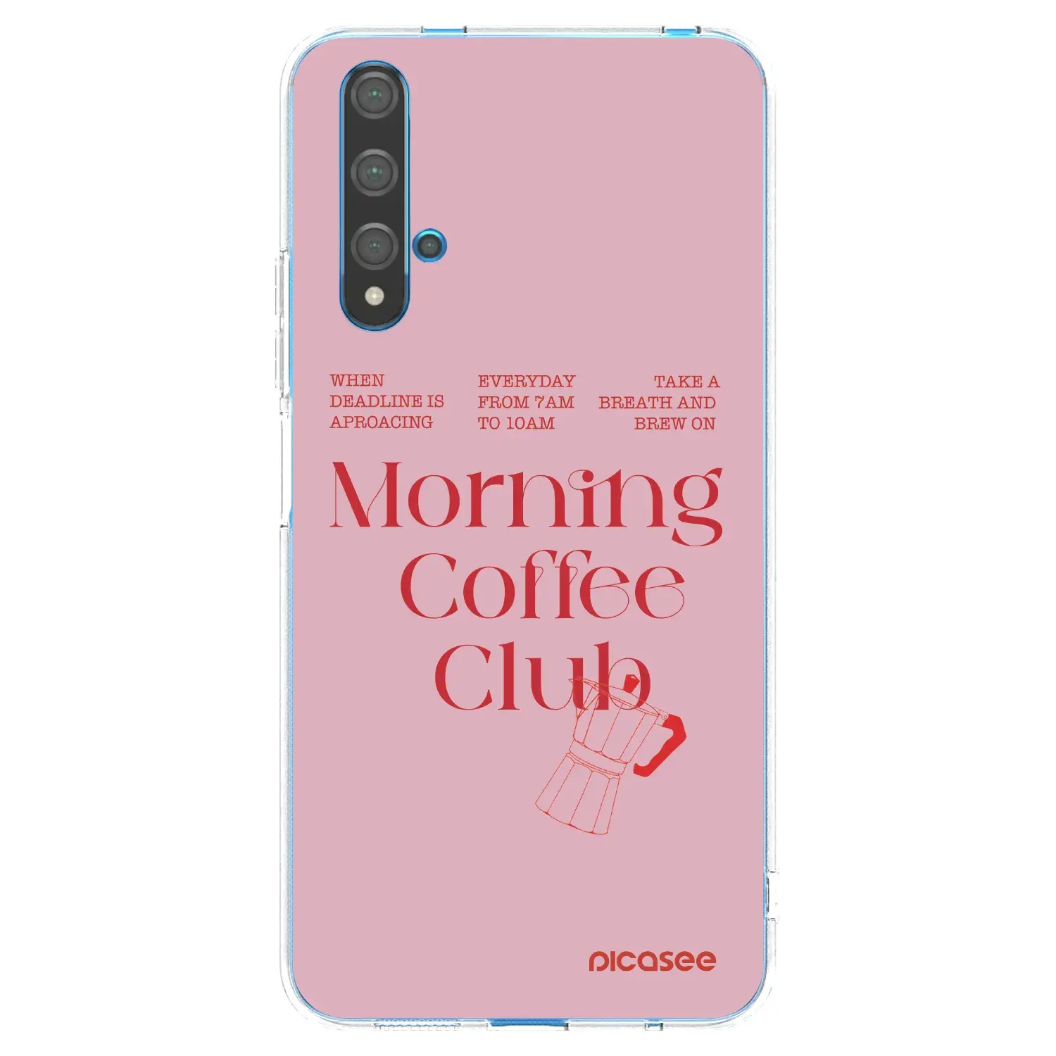 Silikonový průhledný obal pro Huawei Nova 5T - Morning