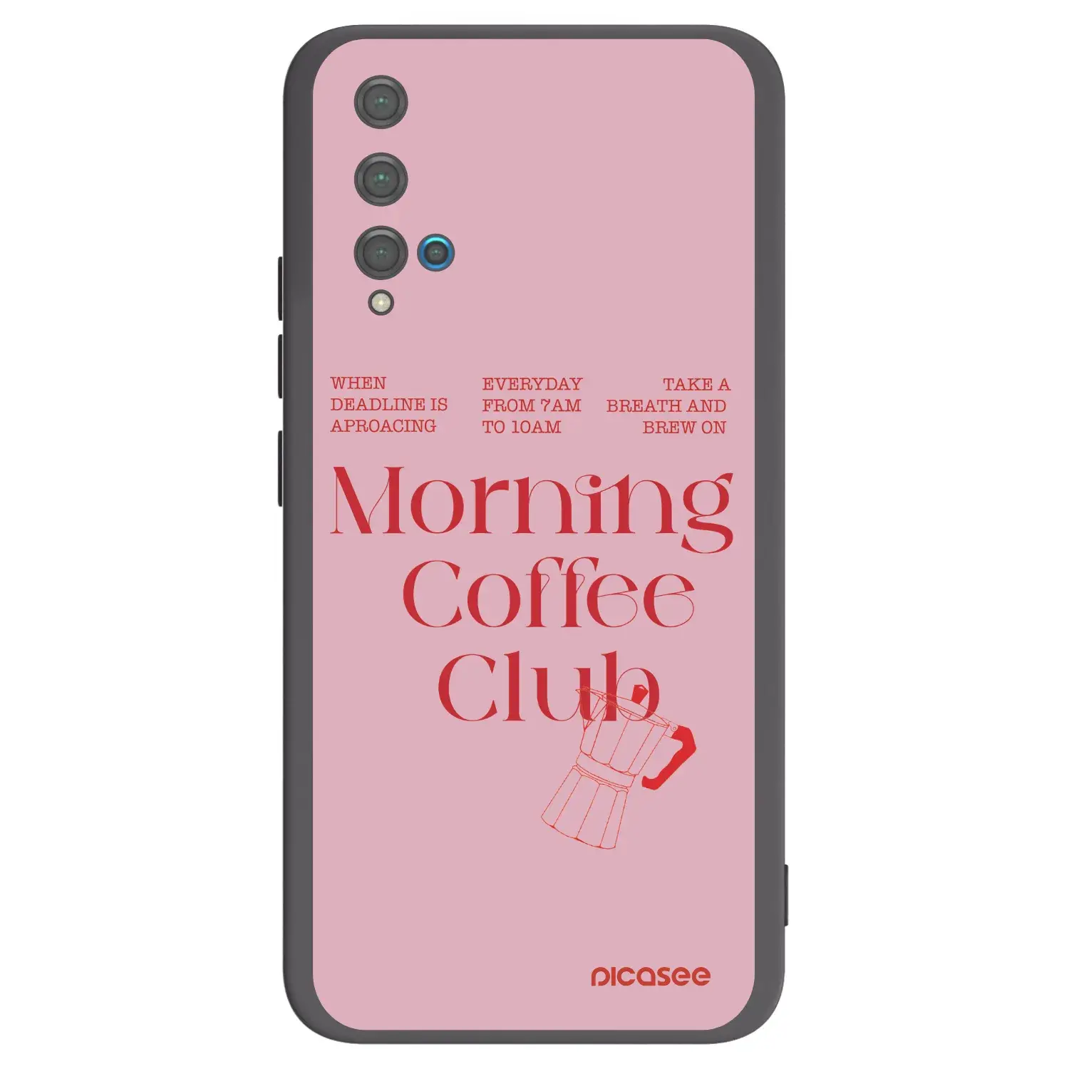 Silikonový černý obal pro Huawei Nova 5T - Morning