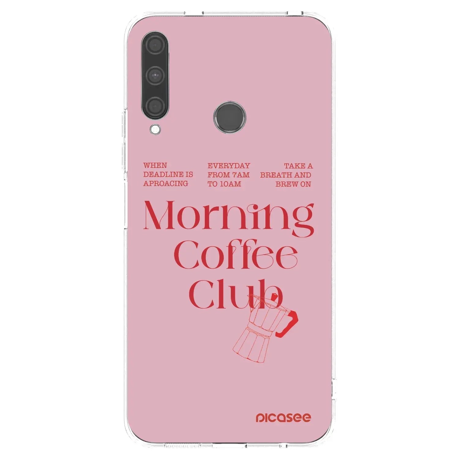 Silikonový průhledný obal pro Huawei P40 Lite E - Morning