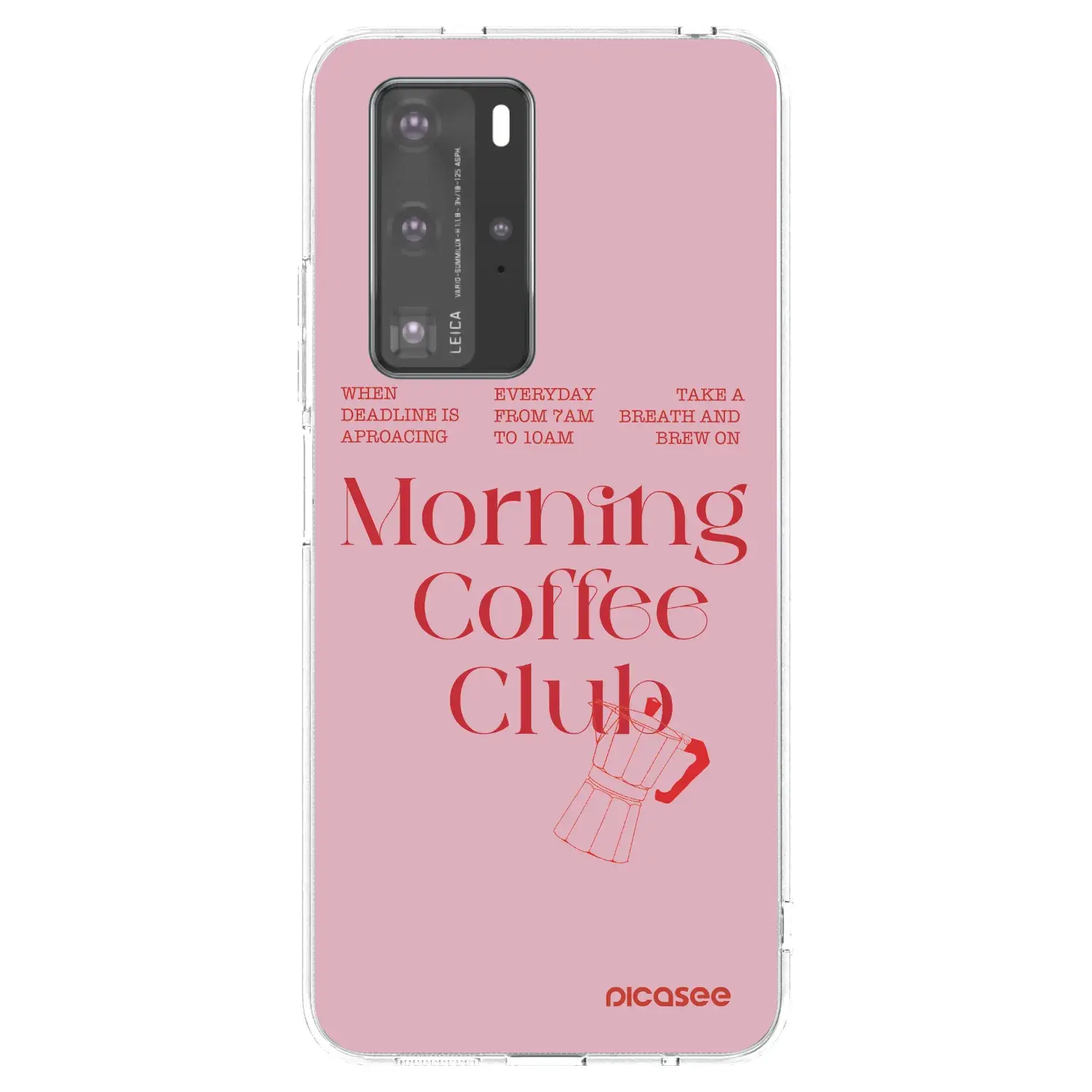 Silikonový průhledný obal pro Huawei P40 Pro - Morning