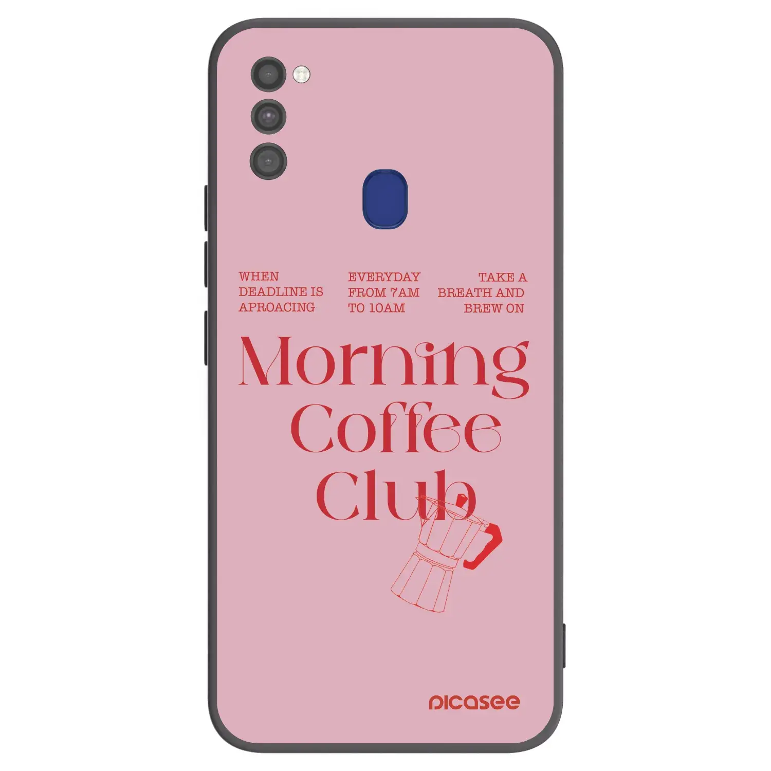 Silikonový černý obal pro Samsung Galaxy M21 M215F - Morning