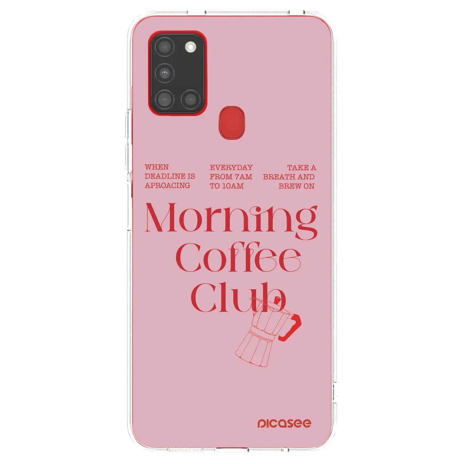 Silikonový průhledný obal pro Samsung Galaxy A21s - Morning