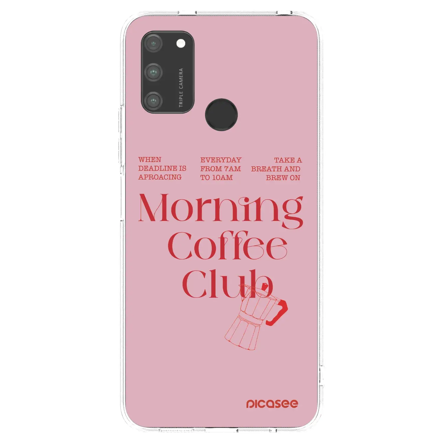 Silikonový průhledný obal pro Honor 9A - Morning