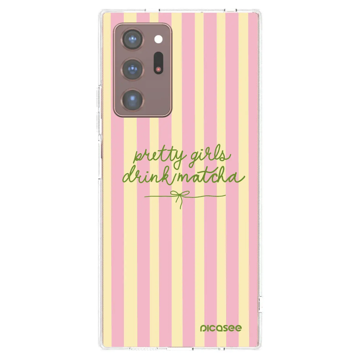 Silikonový průhledný obal pro Samsung Galaxy Note 20 Ultra - Pretty matcha