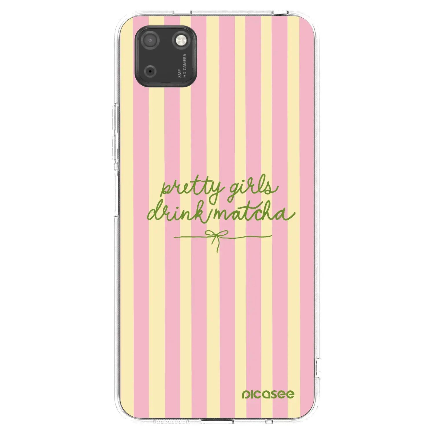 Silikonový průhledný obal pro Huawei Y5P - Pretty matcha
