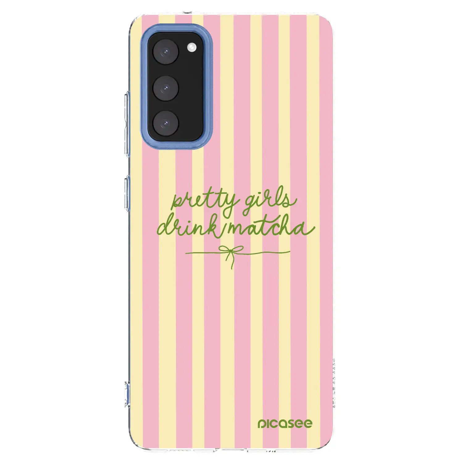 Silikonový průhledný obal pro Samsung Galaxy S20 FE - Pretty matcha