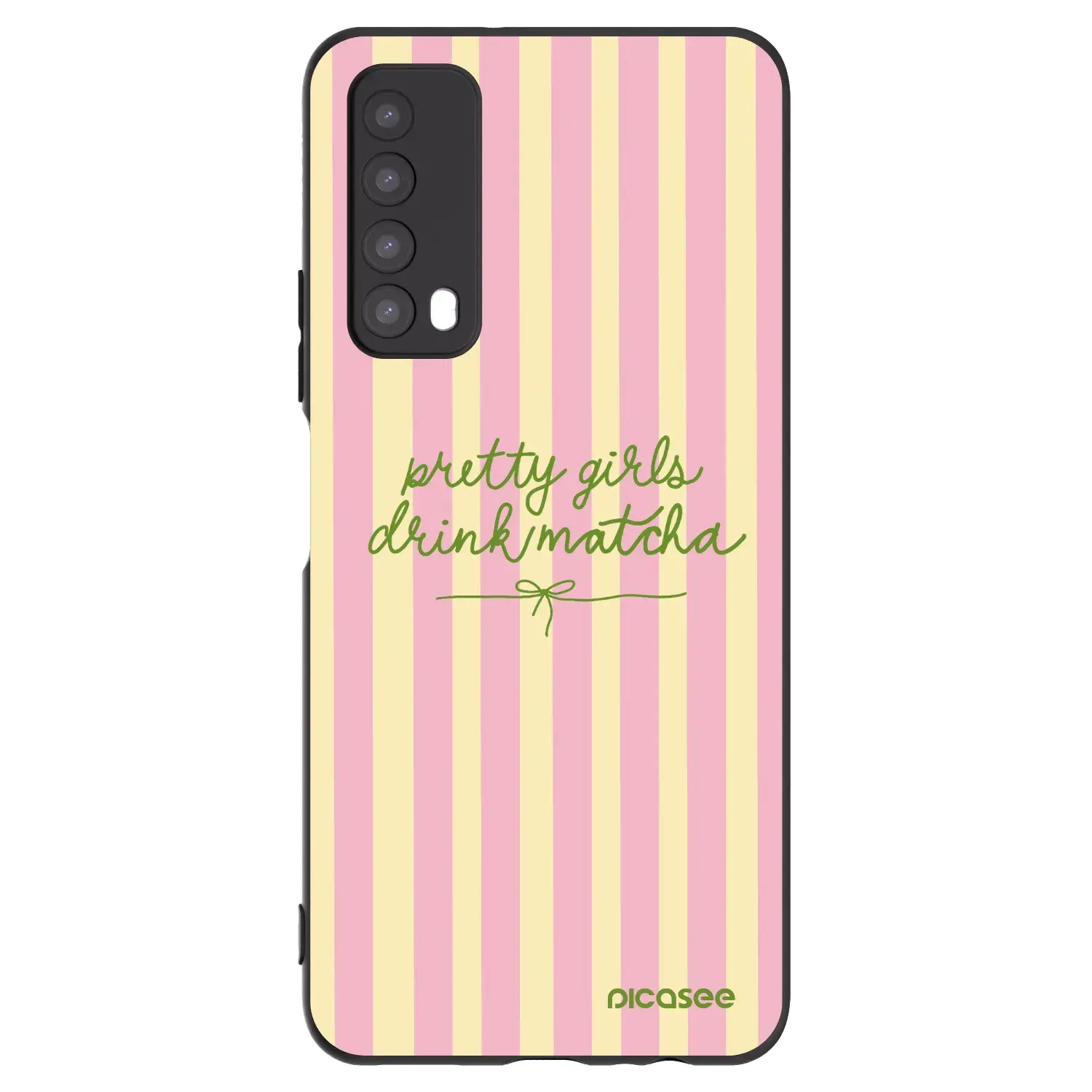 Silikonový černý obal pro Huawei P Smart 2021 - Pretty matcha