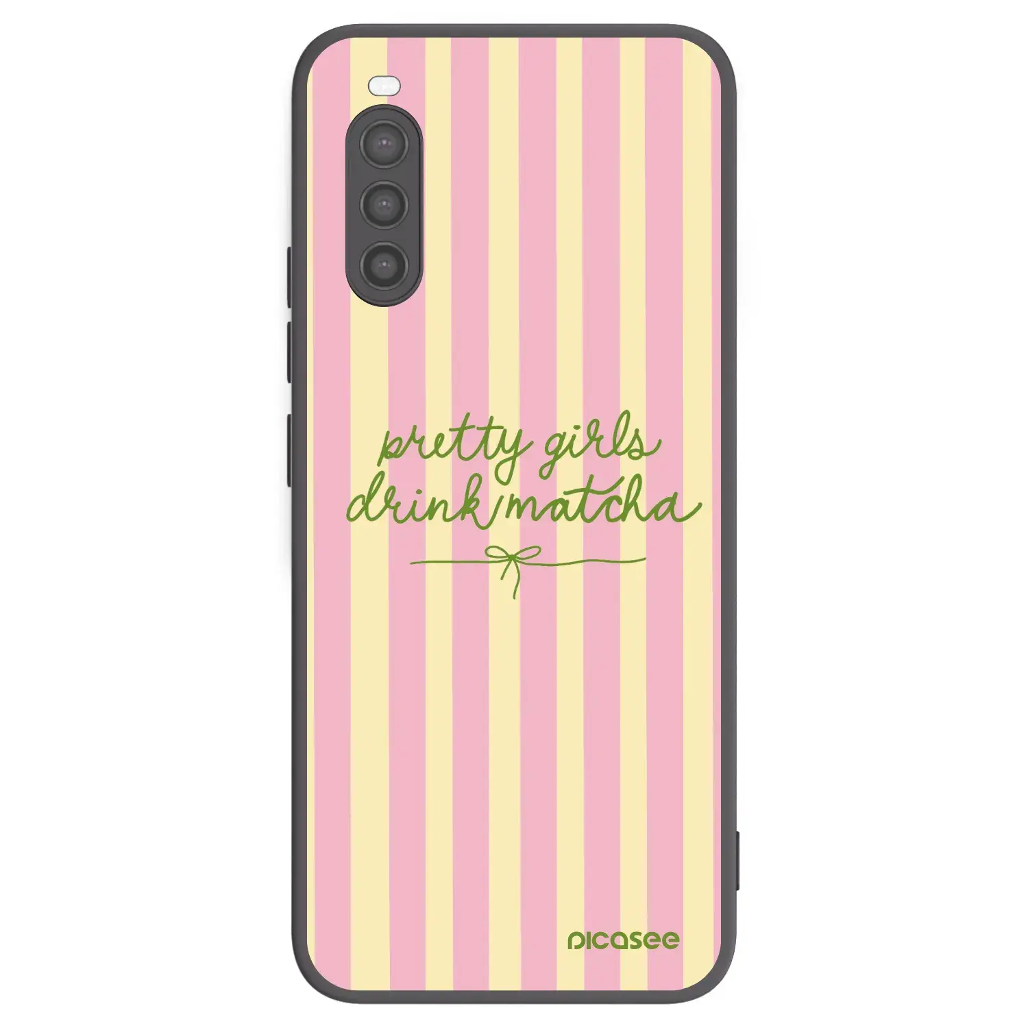 Silikonový černý obal pro Sony Xperia 10 II - Pretty matcha