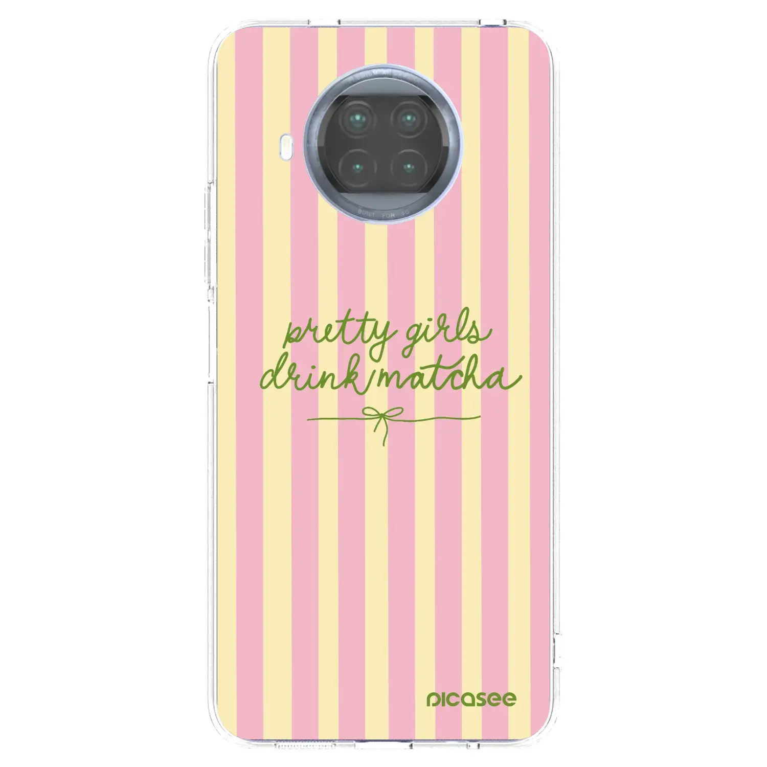 Silikonový průhledný obal pro Xiaomi Mi 10T Lite - Pretty matcha