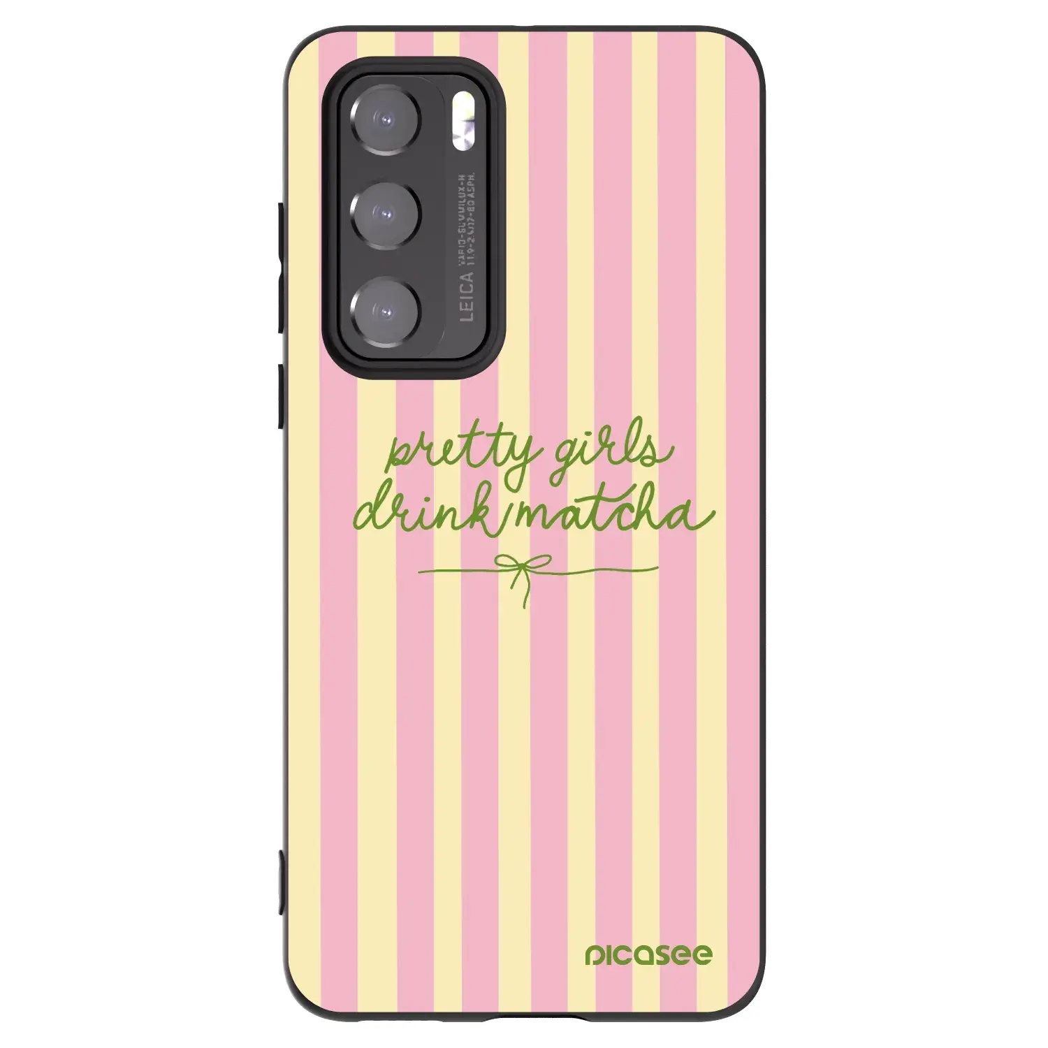 Silikonový černý obal pro Huawei P40 - Pretty matcha
