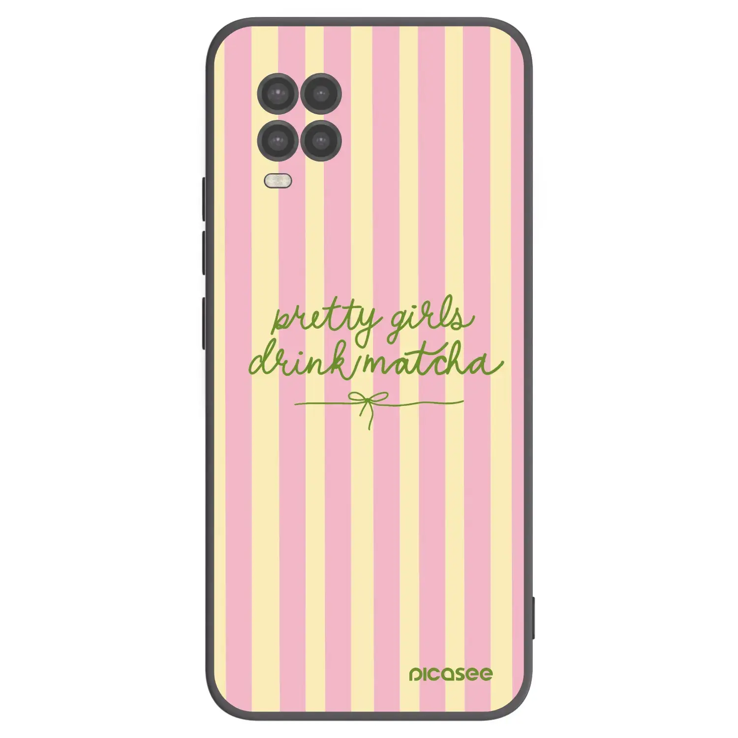 Silikonový černý obal pro Xiaomi Mi 10 Lite - Pretty matcha