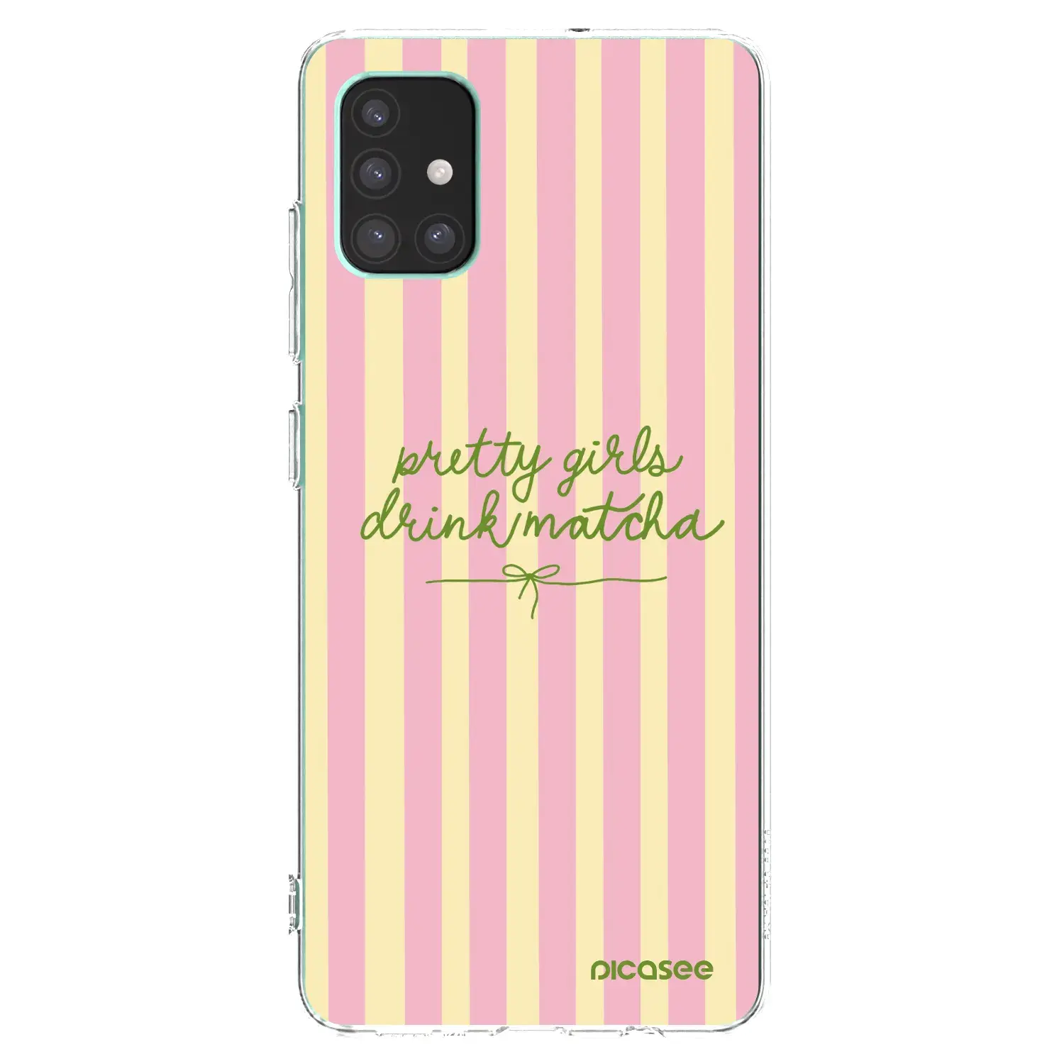 Silikonový průhledný obal pro Samsung Galaxy M51 M515F - Pretty matcha