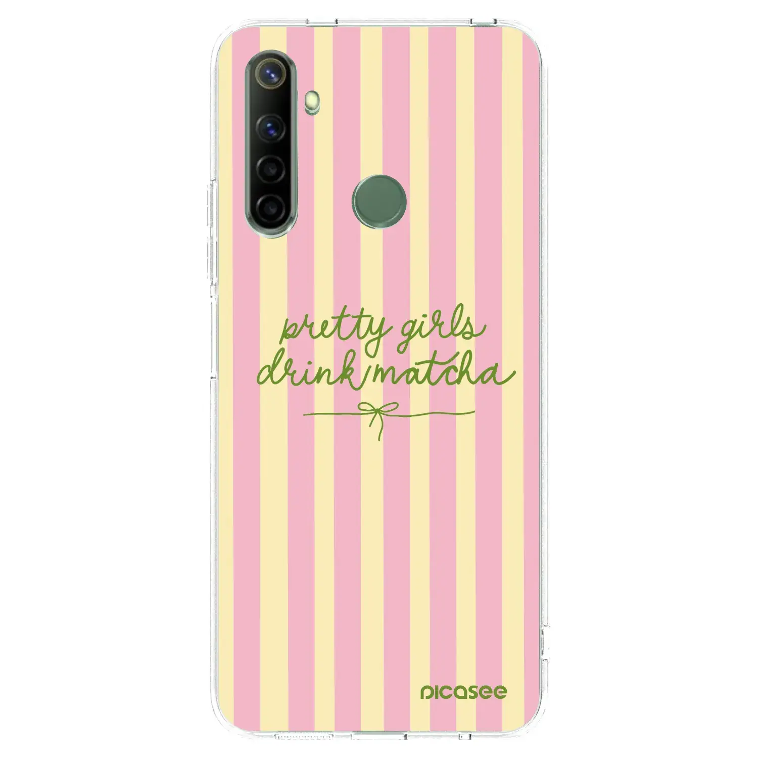 Silikonový průhledný obal pro Realme 6i - Pretty matcha