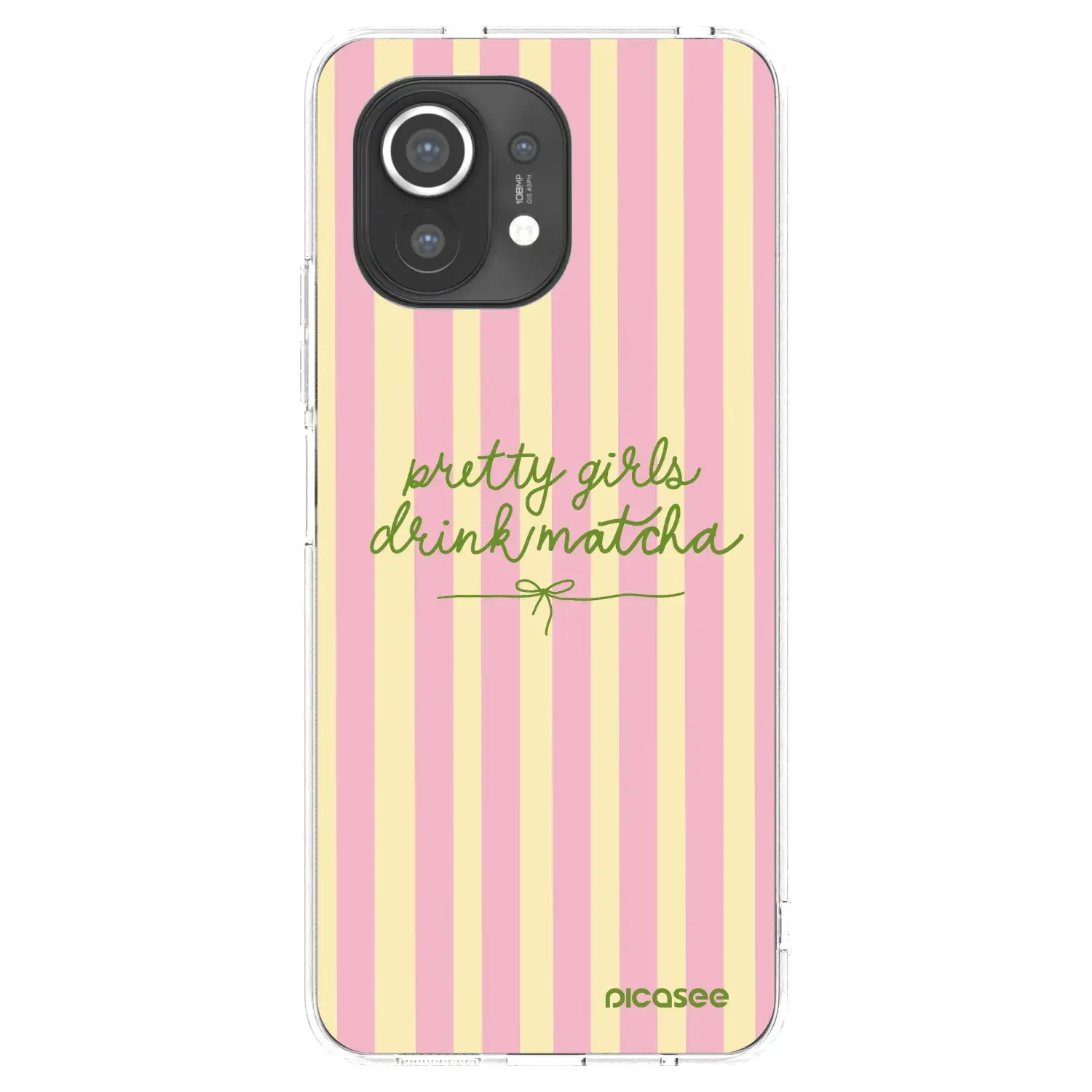 Silikonový průhledný obal pro Xiaomi Mi 11 - Pretty matcha