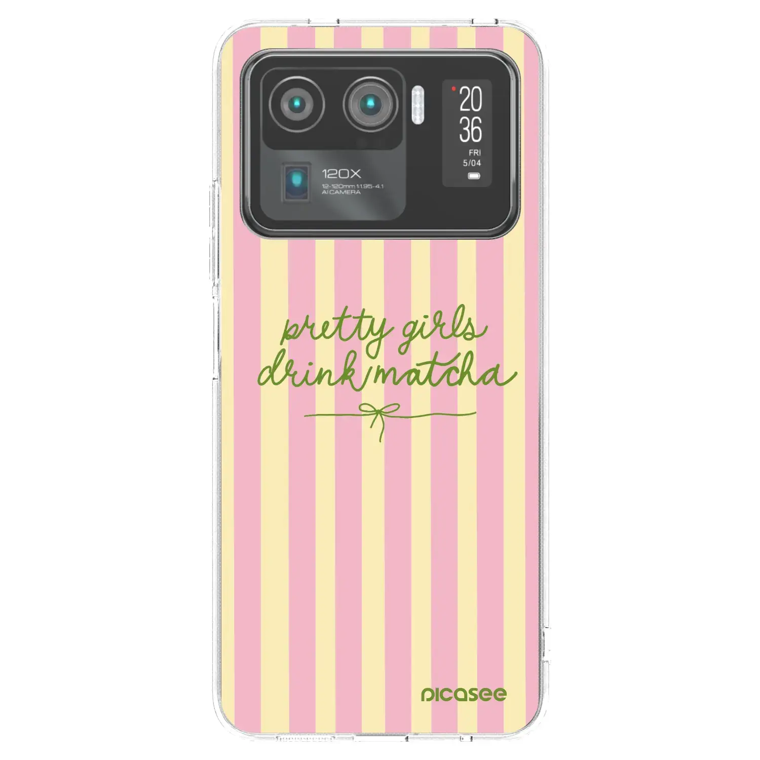 Silikonový průhledný obal pro Xiaomi Mi 11 Ultra - Pretty matcha