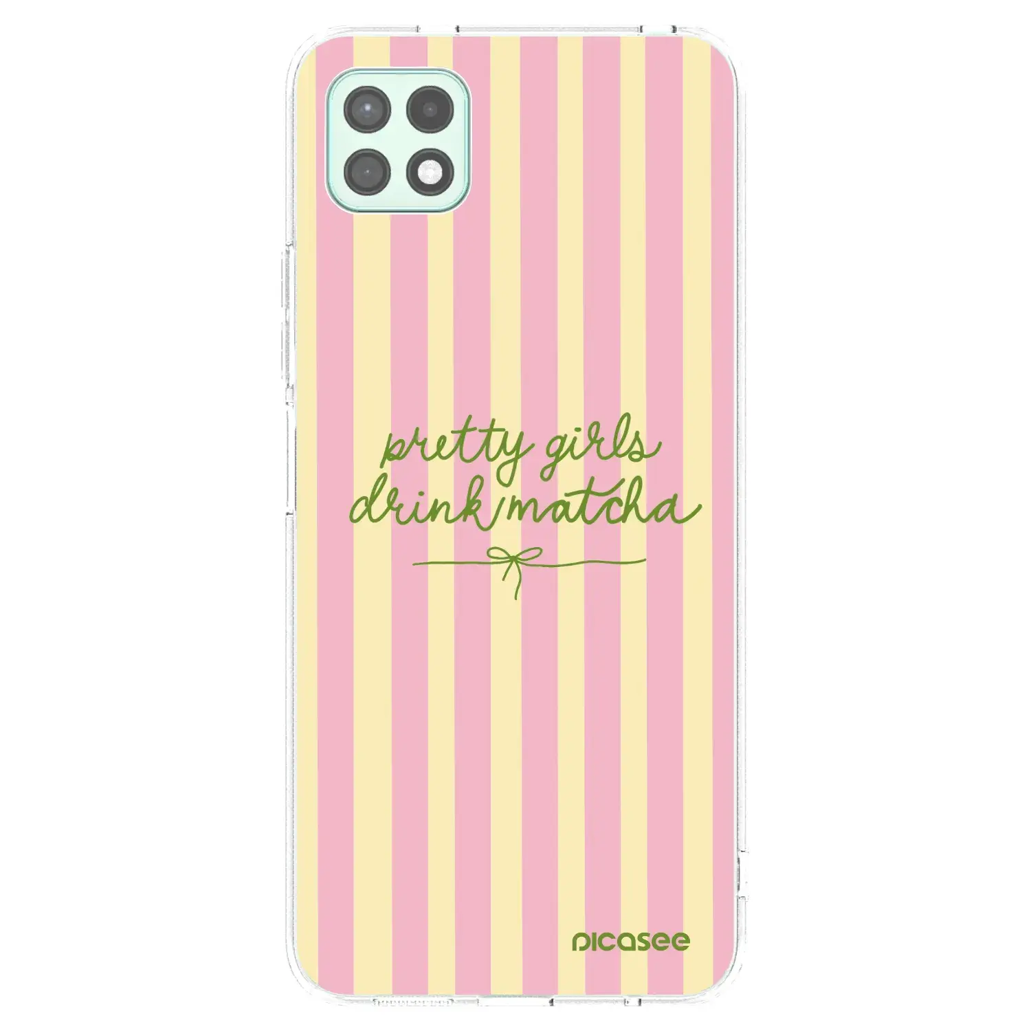 Silikonový průhledný obal pro Samsung Galaxy A22 A226B 5G - Pretty matcha