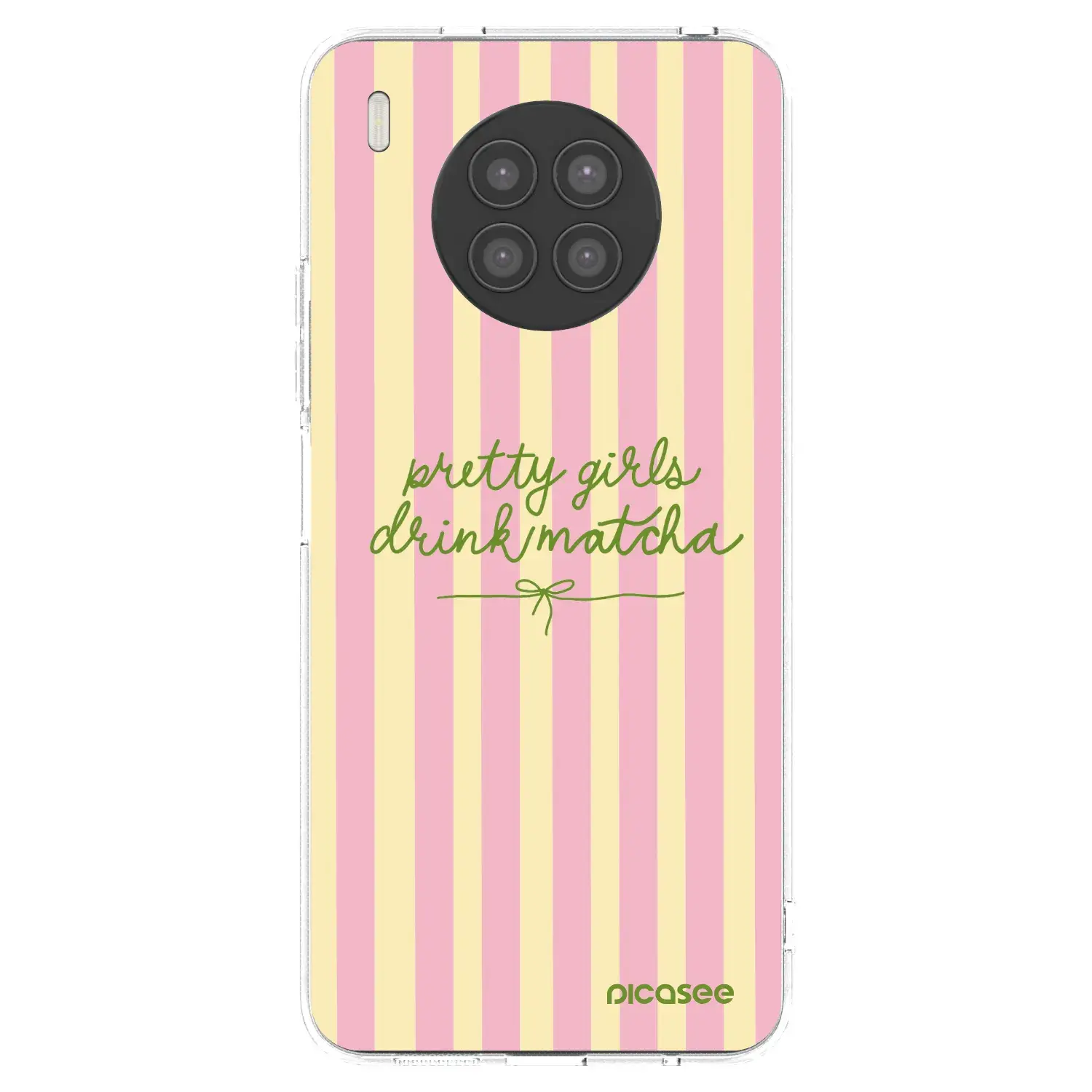 Silikonový průhledný obal pro Huawei Nova 8i - Pretty matcha
