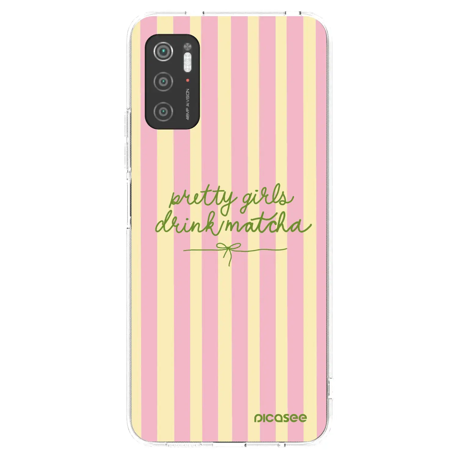 Silikonový průhledný obal pro Xiaomi Poco M3 Pro 5G - Pretty matcha