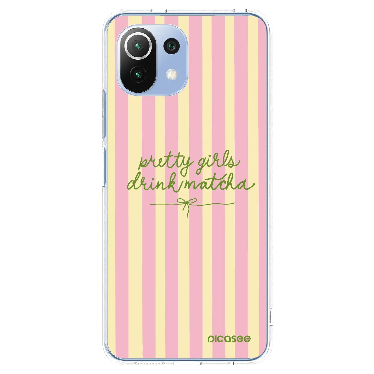 Silikonový průhledný obal pro Xiaomi 11 Lite 5G NE - Pretty matcha