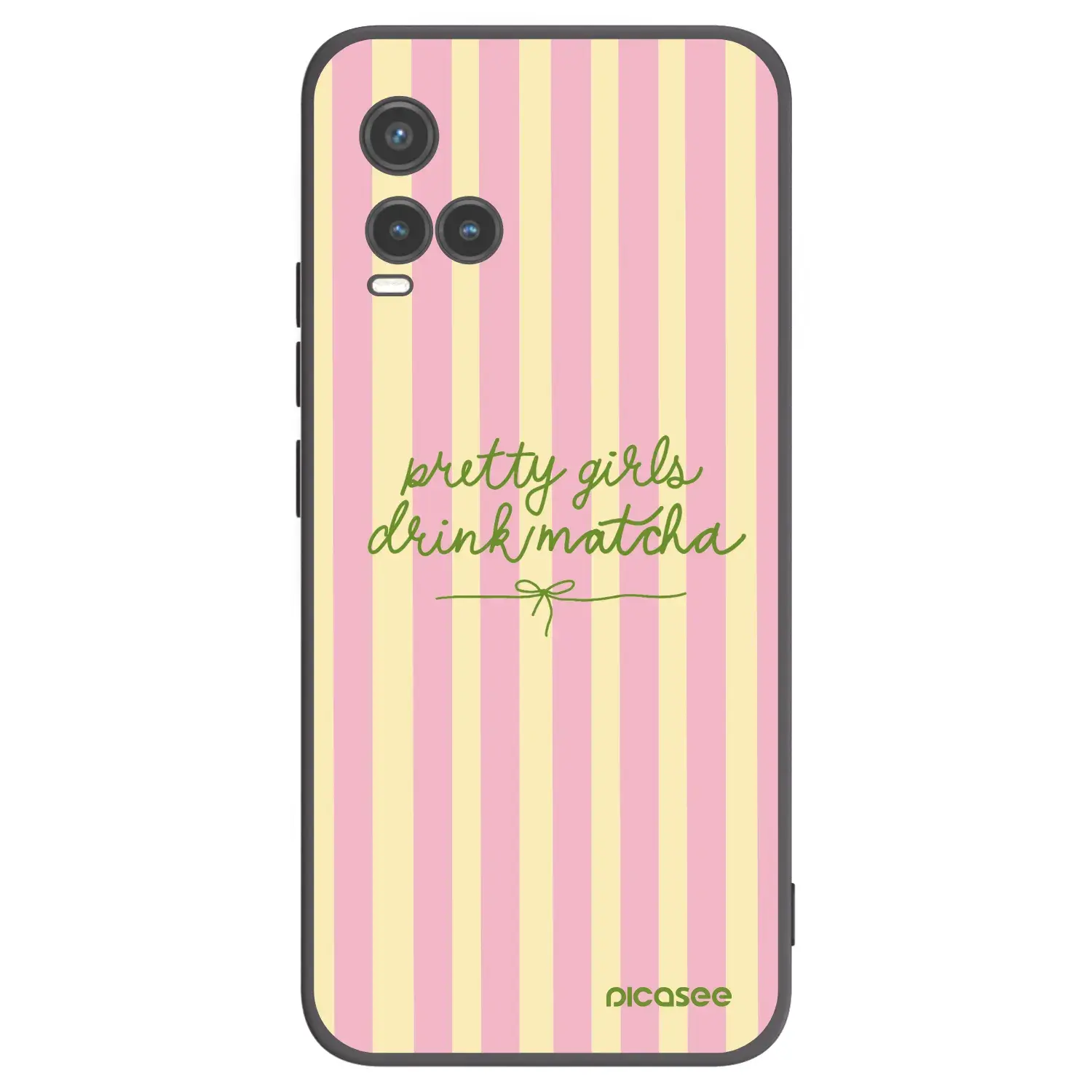 Silikonový černý obal pro Vivo Y33s - Pretty matcha