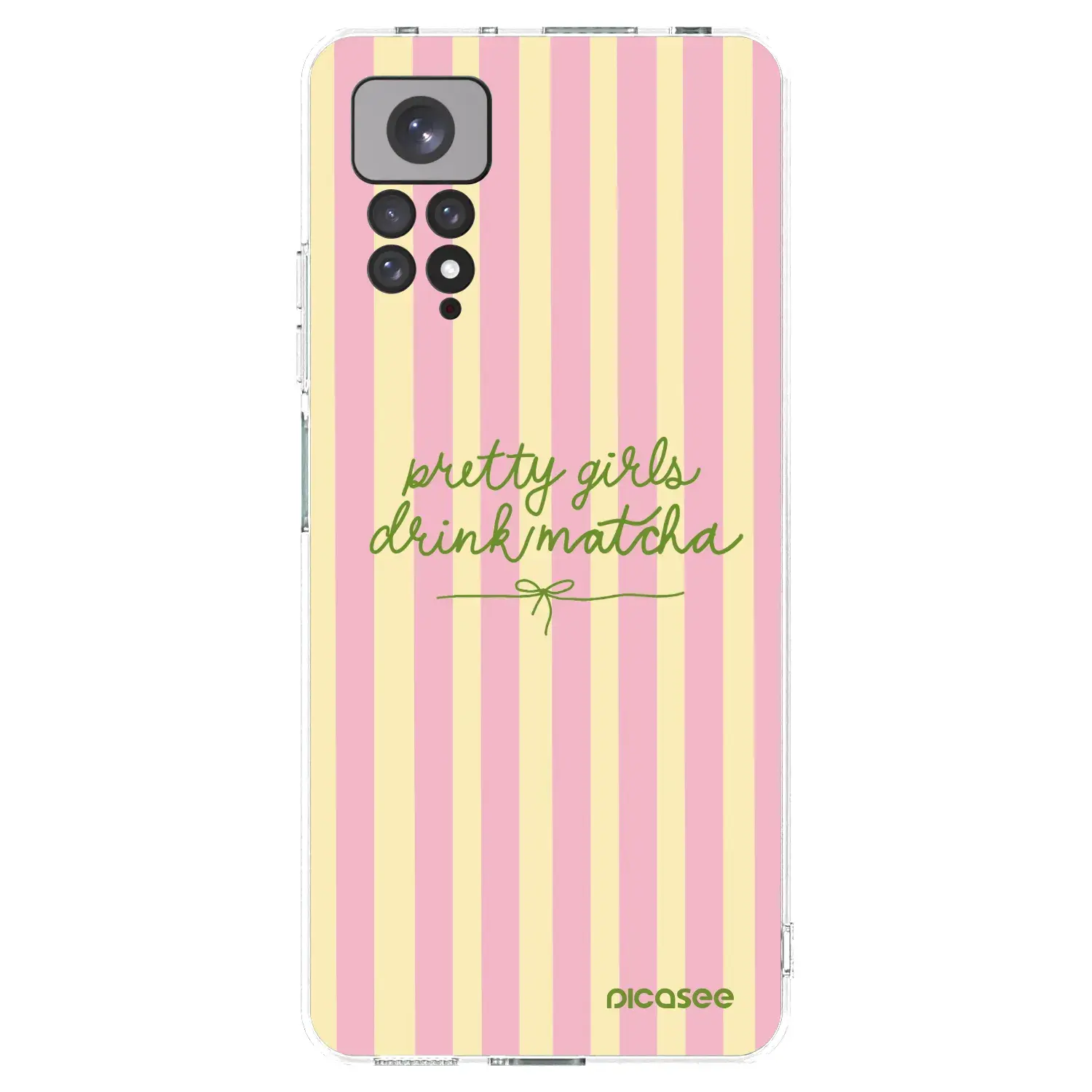 Silikonový průhledný obal pro Xiaomi Redmi Note 11 - Pretty matcha