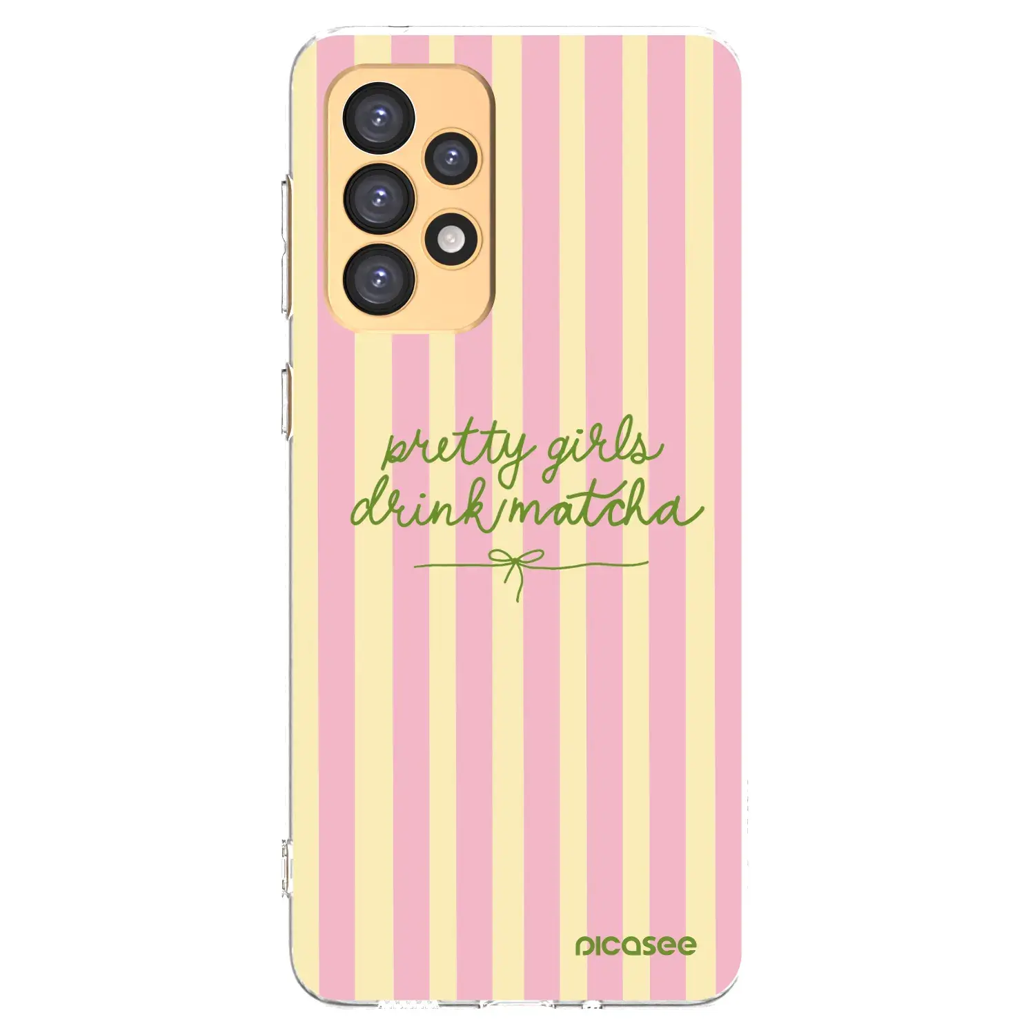 Silikonový průhledný obal pro Samsung Galaxy A33 5G A336 - Pretty matcha