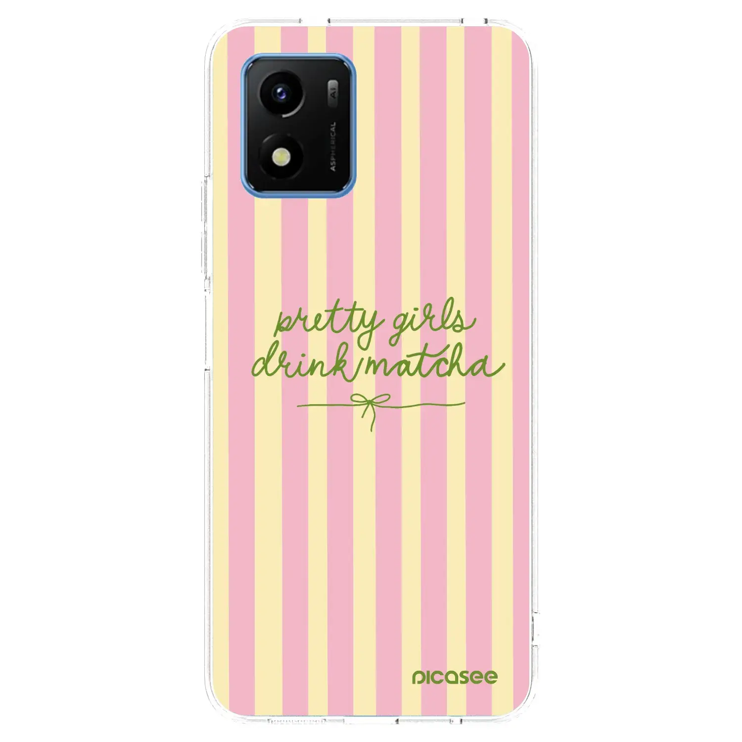 Silikonový průhledný obal pro Vivo Y01 - Pretty matcha