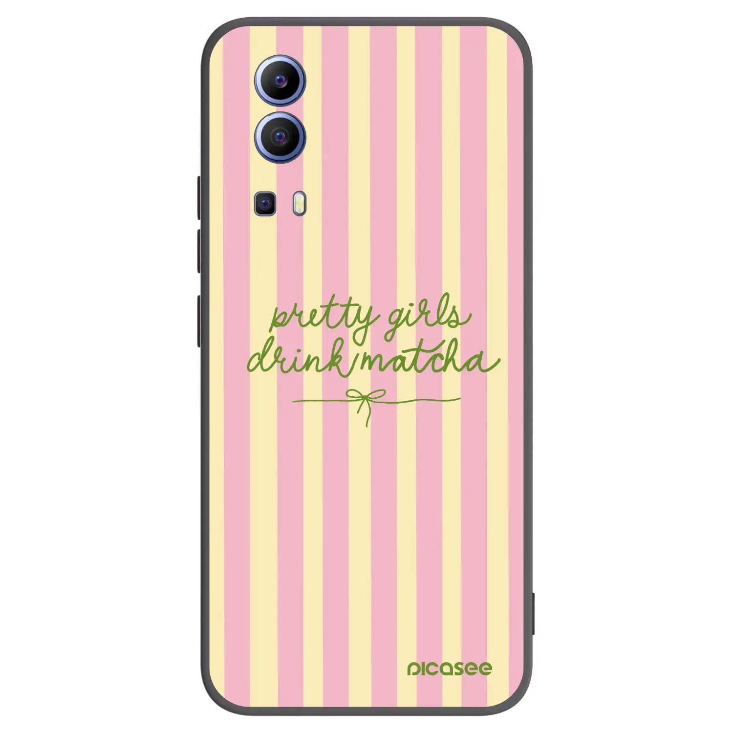 Silikonový černý obal pro Vivo Y52 5G - Pretty matcha