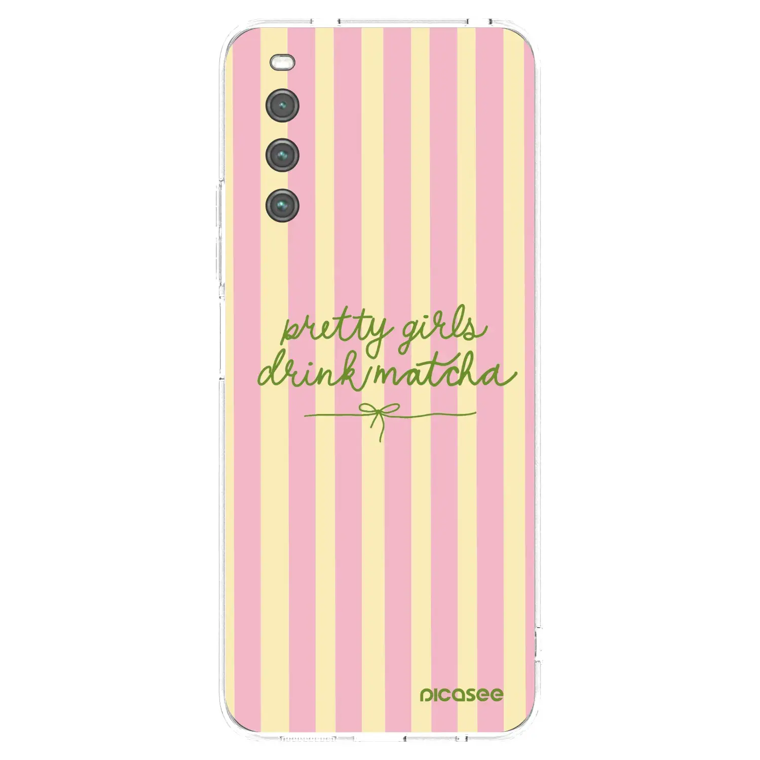 Silikonový průhledný obal pro Sony Xperia 10 IV 5G - Pretty matcha