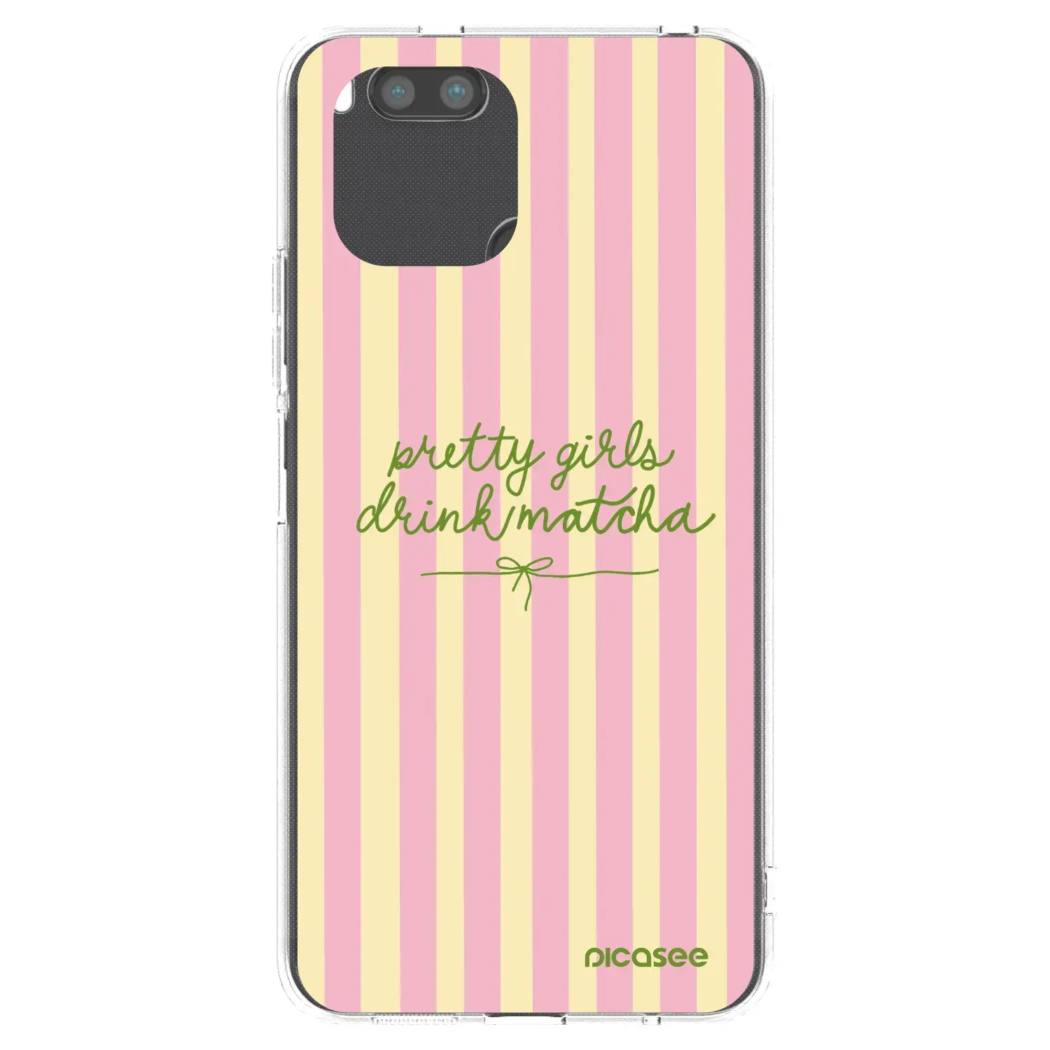 Silikonový průhledný obal pro Xiaomi Redmi A1 - Pretty matcha