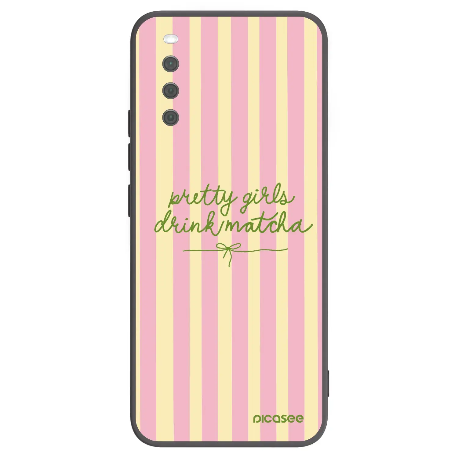 Silikonový černý obal pro Sony Xperia 10 III - Pretty matcha