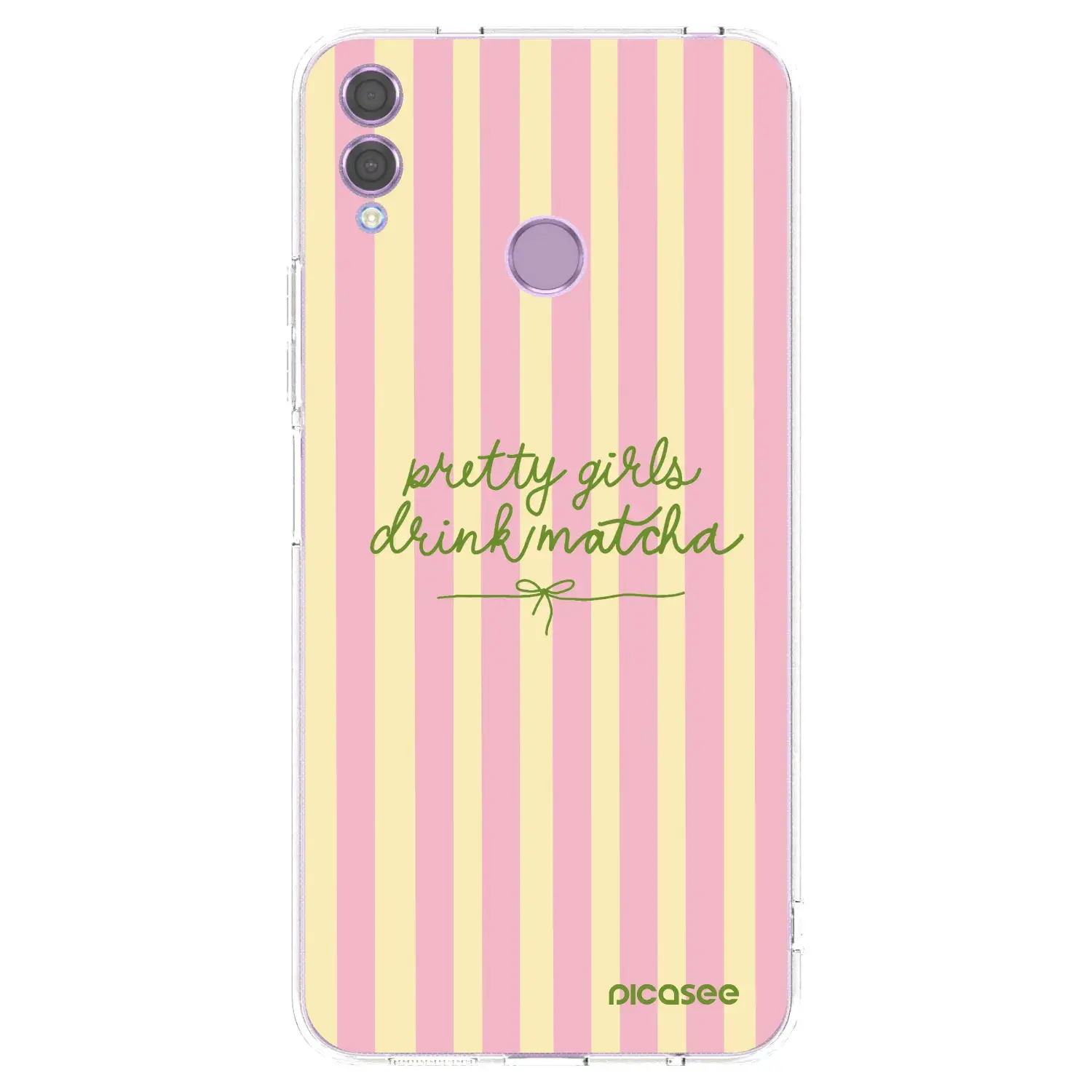 Silikonový průhledný obal pro Honor 8X - Pretty matcha