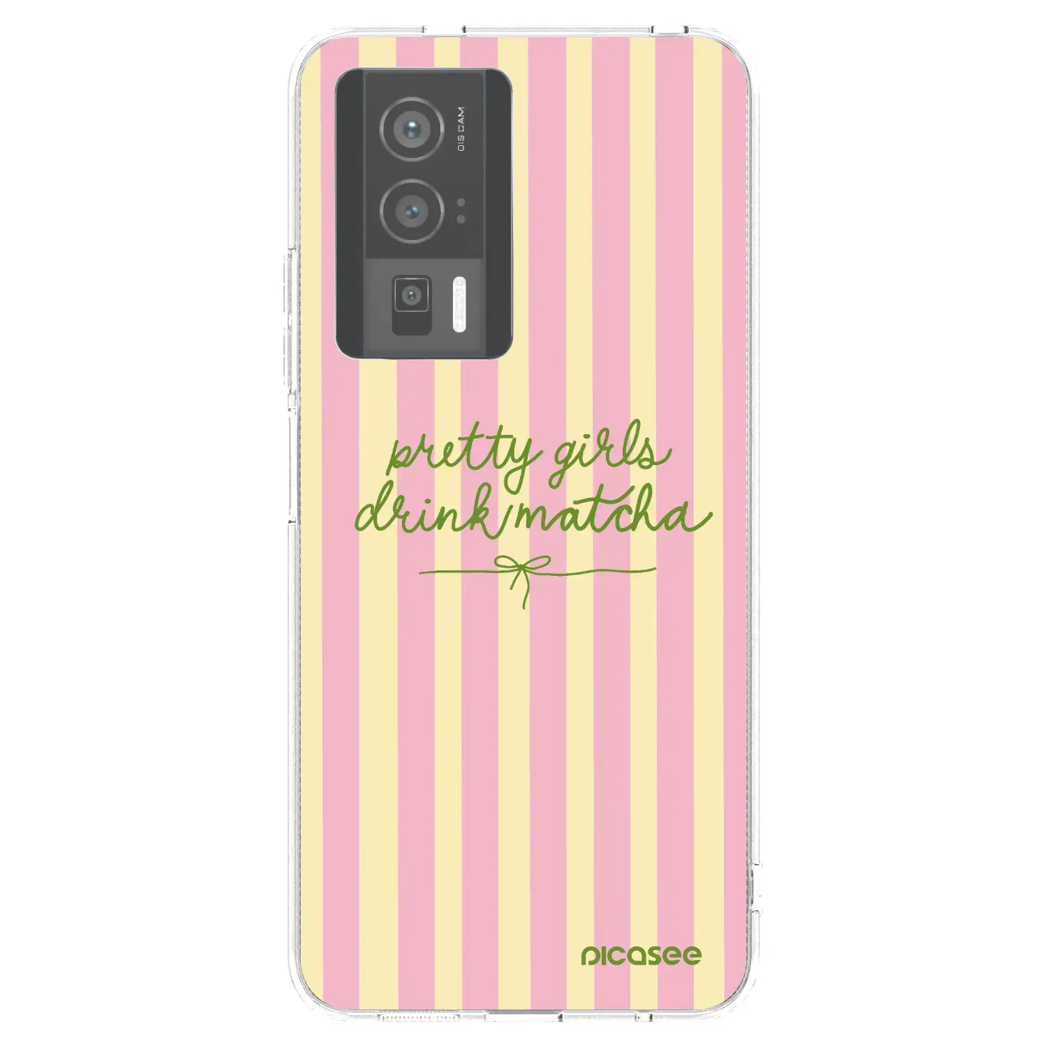 Silikonový průhledný obal pro Xiaomi Poco F5 Pro 5G - Pretty matcha