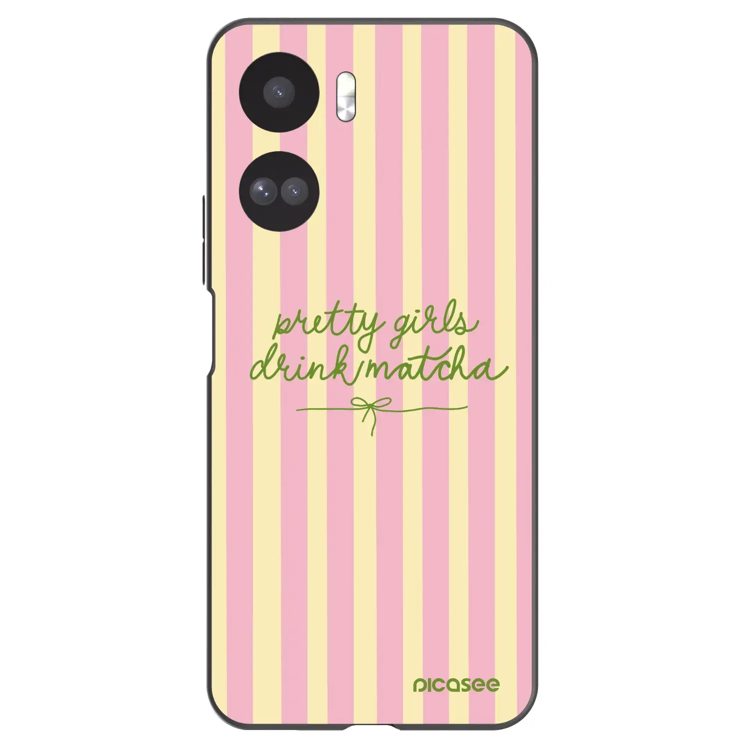 Silikonový černý obal pro Honor 90 Lite 5G - Pretty matcha