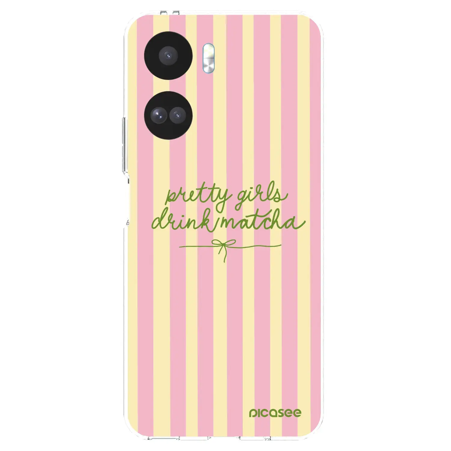 Silikonový průhledný obal pro Honor 90 Lite 5G - Pretty matcha