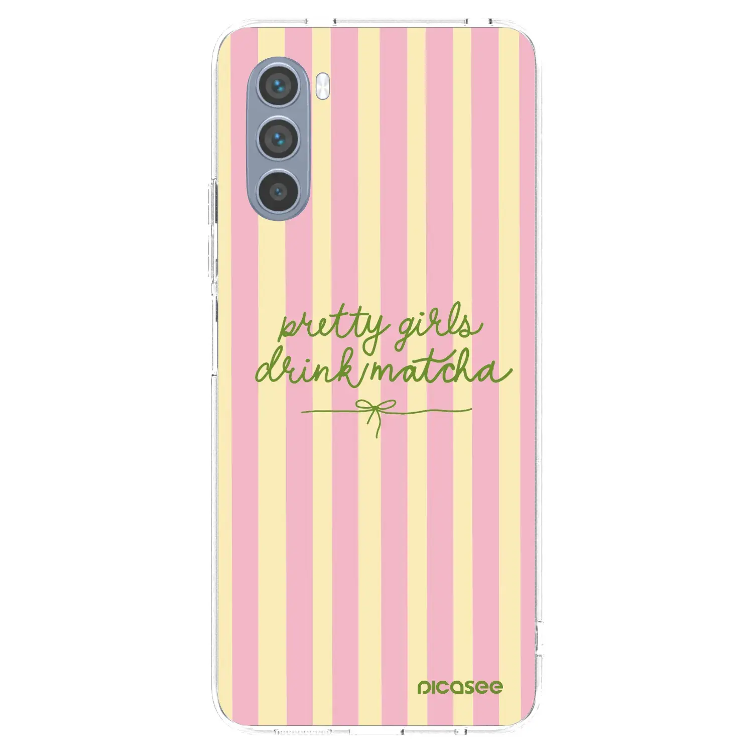Silikonový průhledný obal pro Motorola Moto G62 - Pretty matcha
