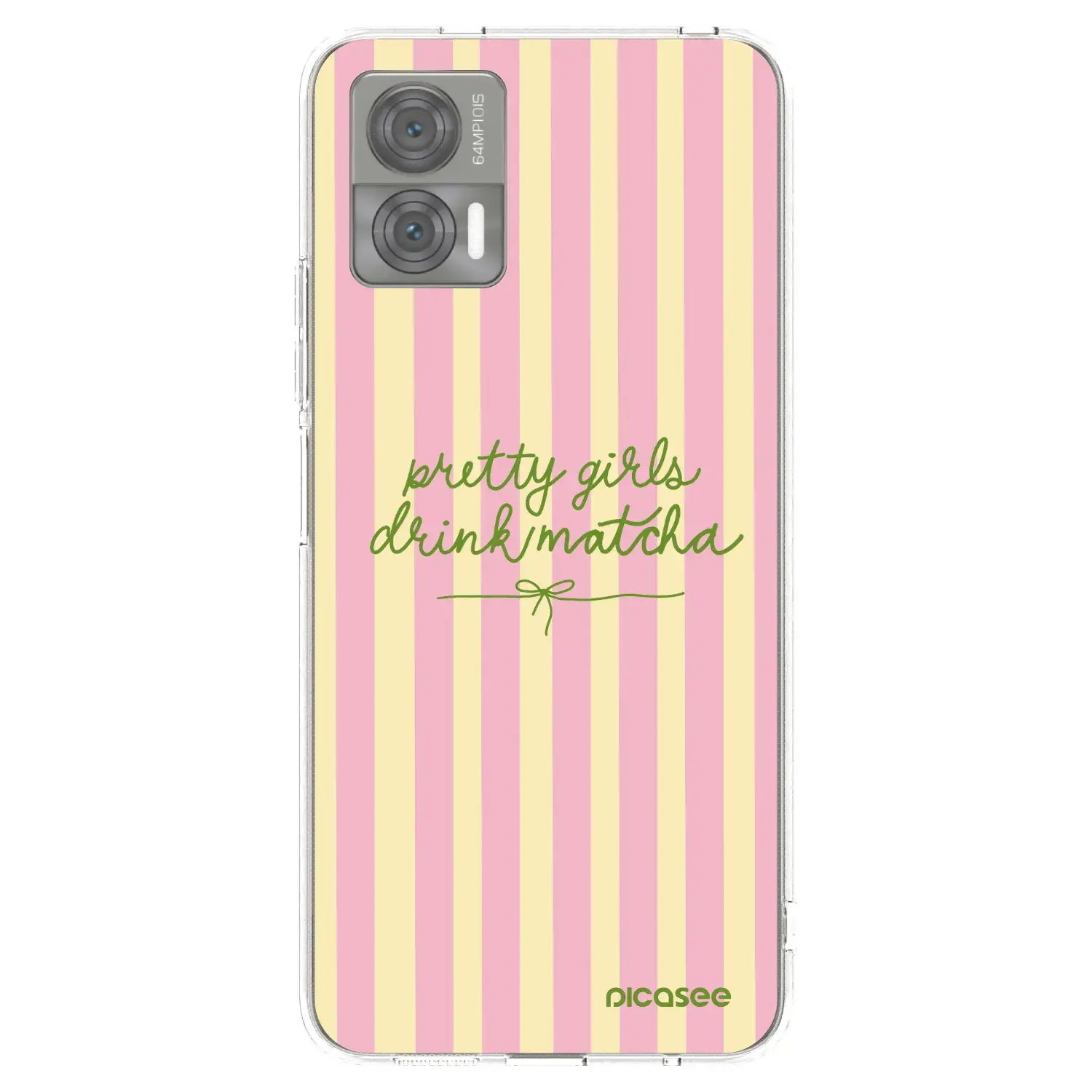 Silikonový průhledný obal pro Motorola Edge 30 Neo - Pretty matcha