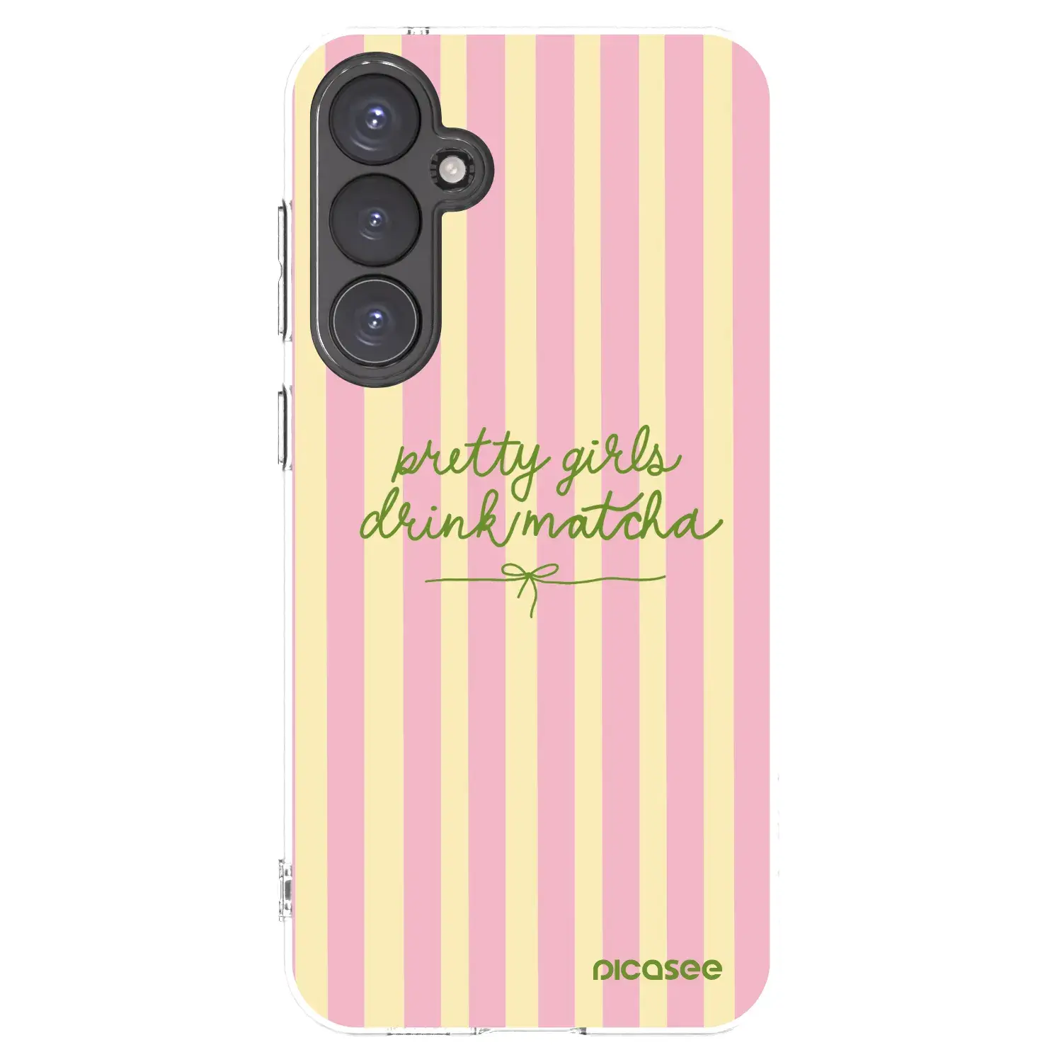 Silikonový průhledný obal pro Samsung Galaxy S23 FE S711B - Pretty matcha