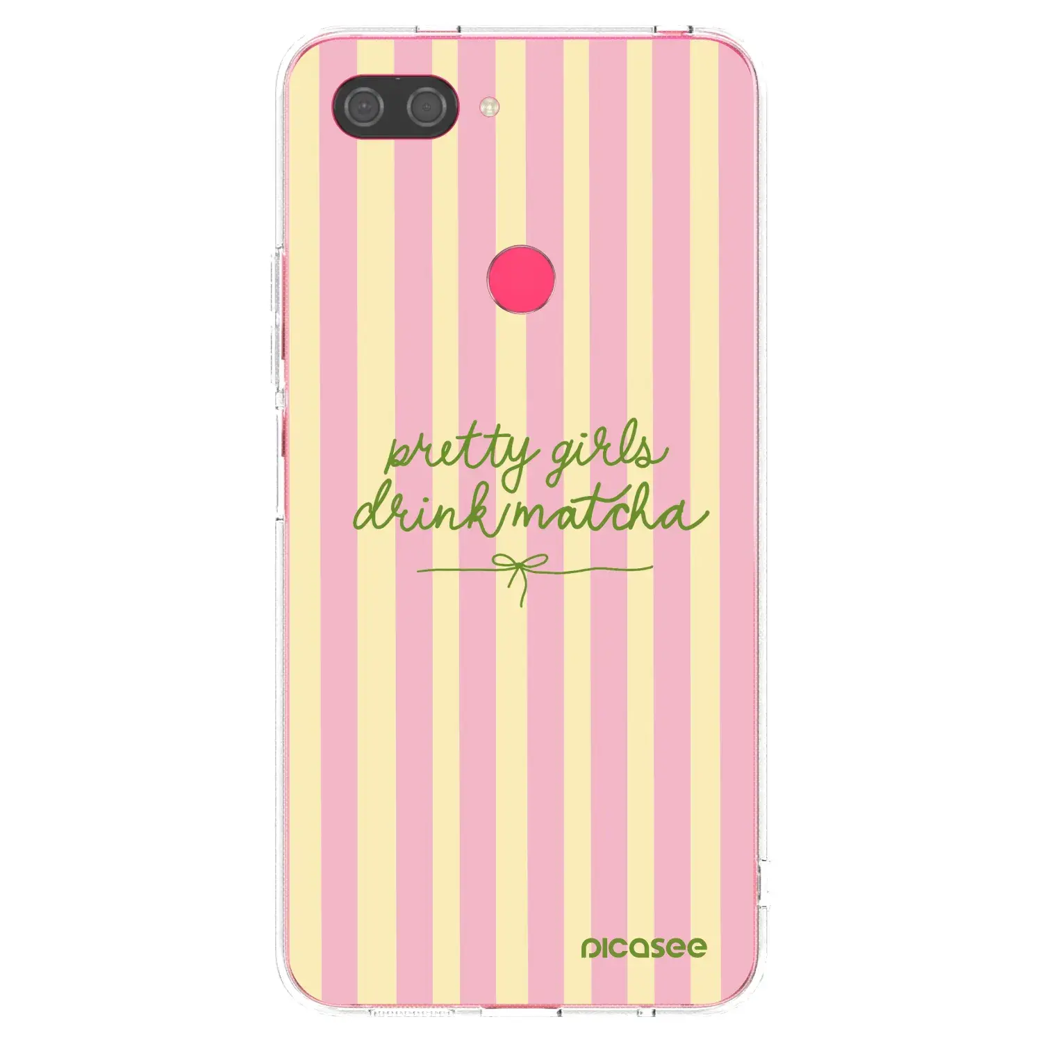 Silikonový průhledný obal pro Xiaomi Mi 8 Lite - Pretty matcha