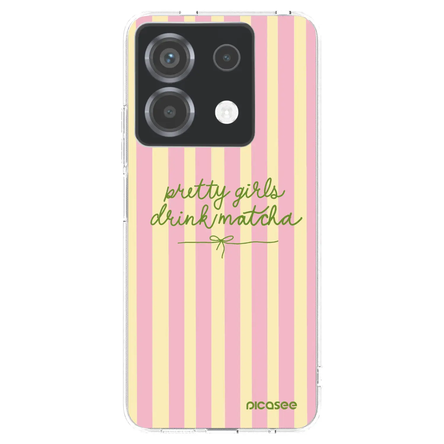Silikonový průhledný obal pro Xiaomi Poco X6 - Pretty matcha