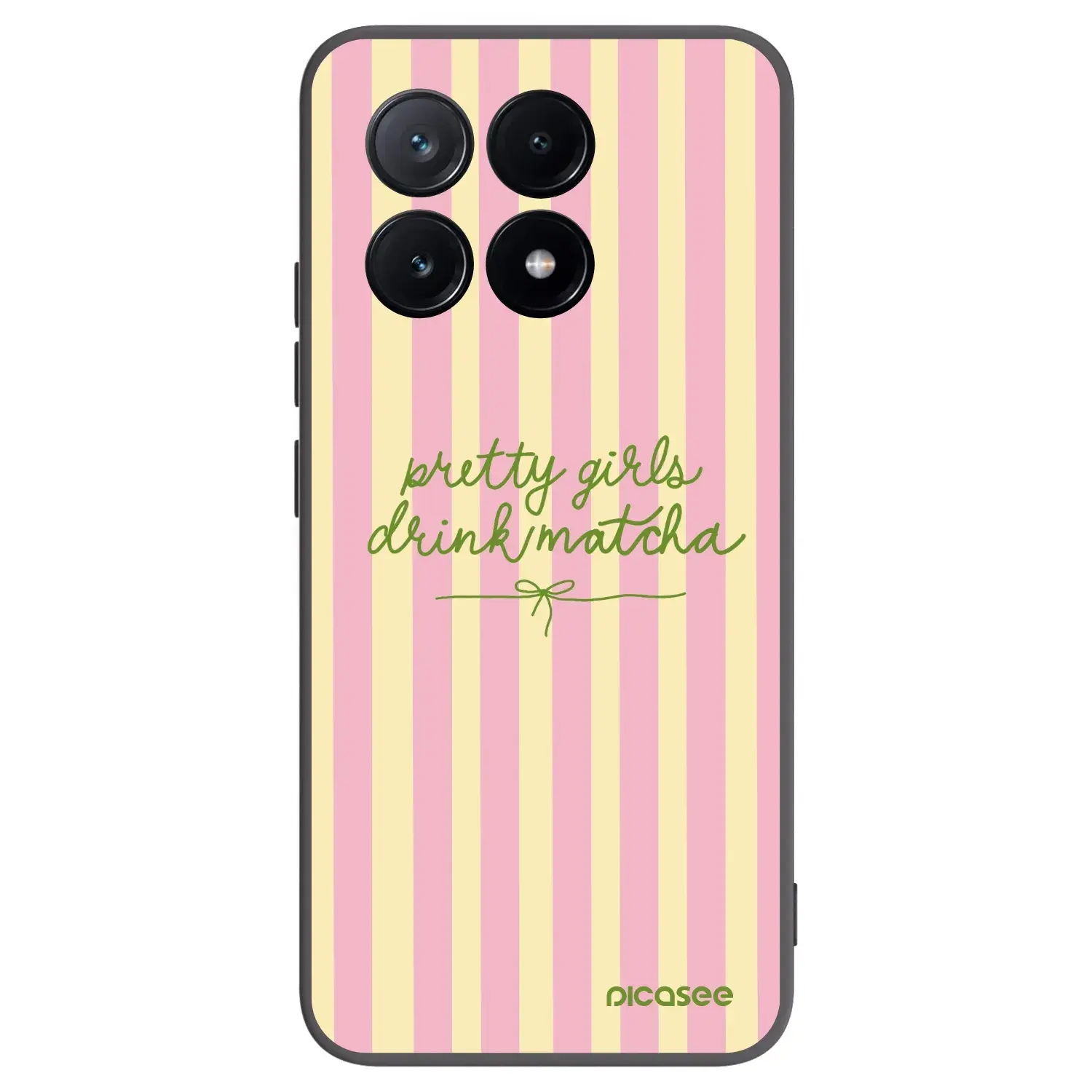 Silikonový černý obal pro Xiaomi Poco X6 Pro - Pretty matcha
