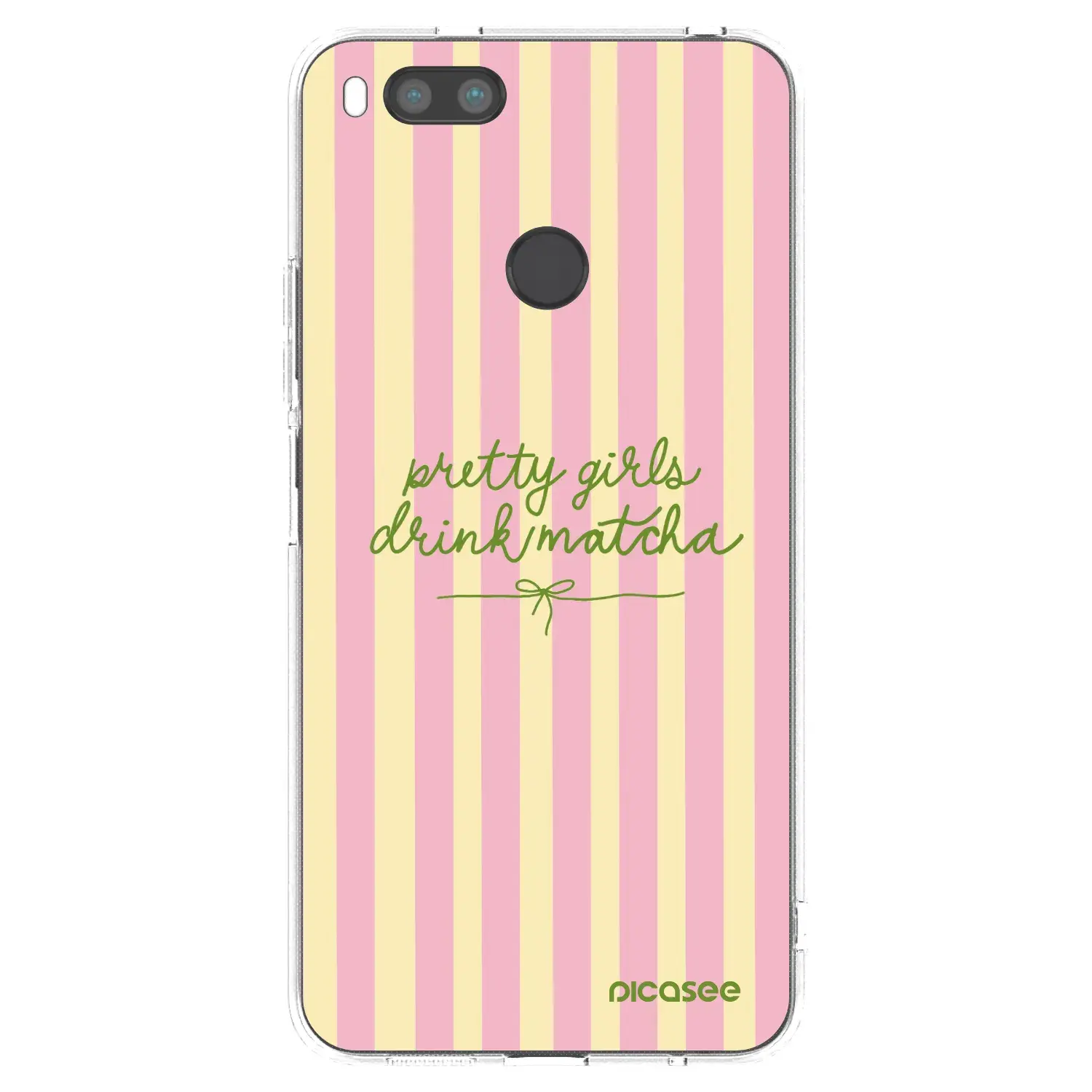 Silikonový průhledný obal pro Xiaomi Mi A1 Global - Pretty matcha