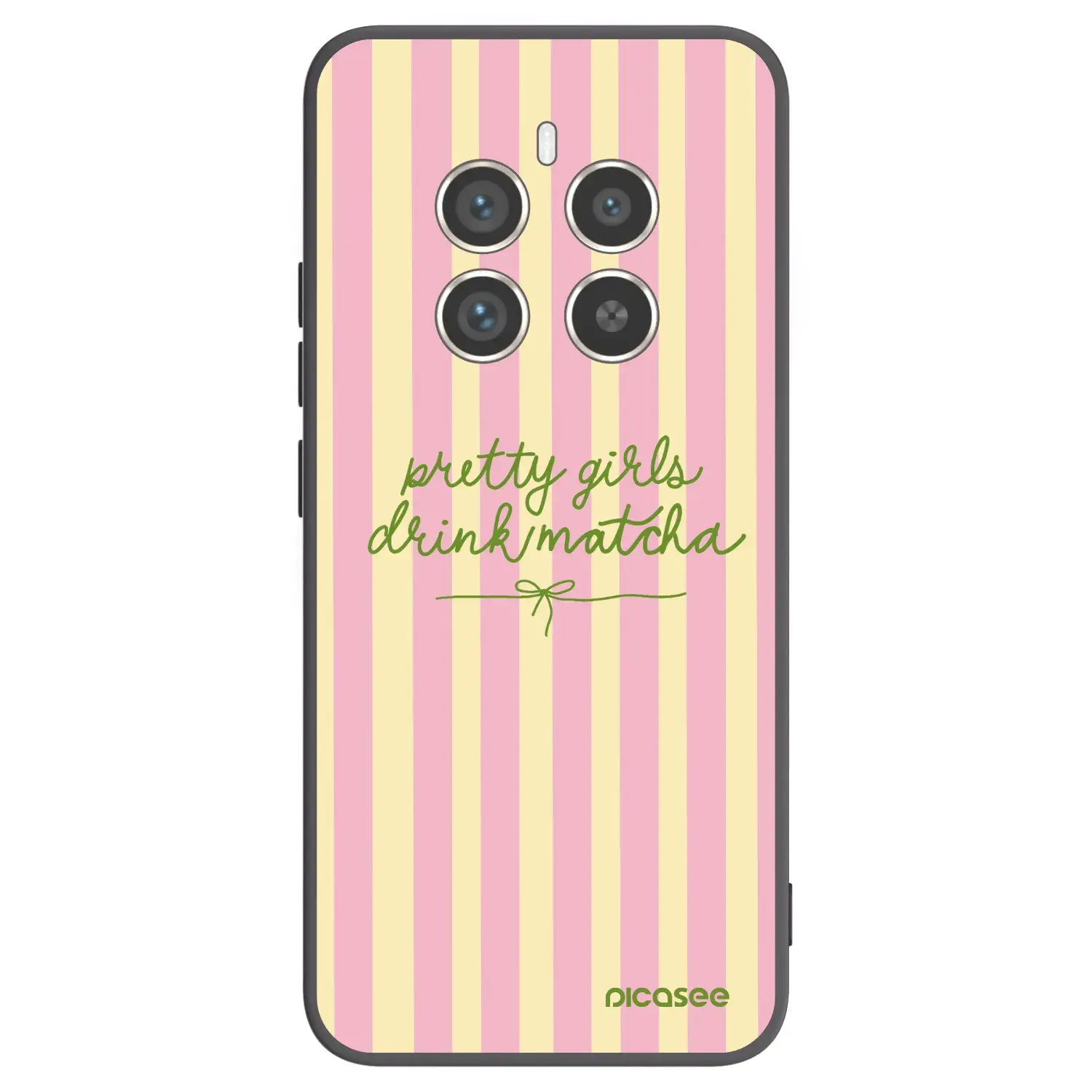 Silikonový černý obal pro Realme 12 Pro 5G - Pretty matcha